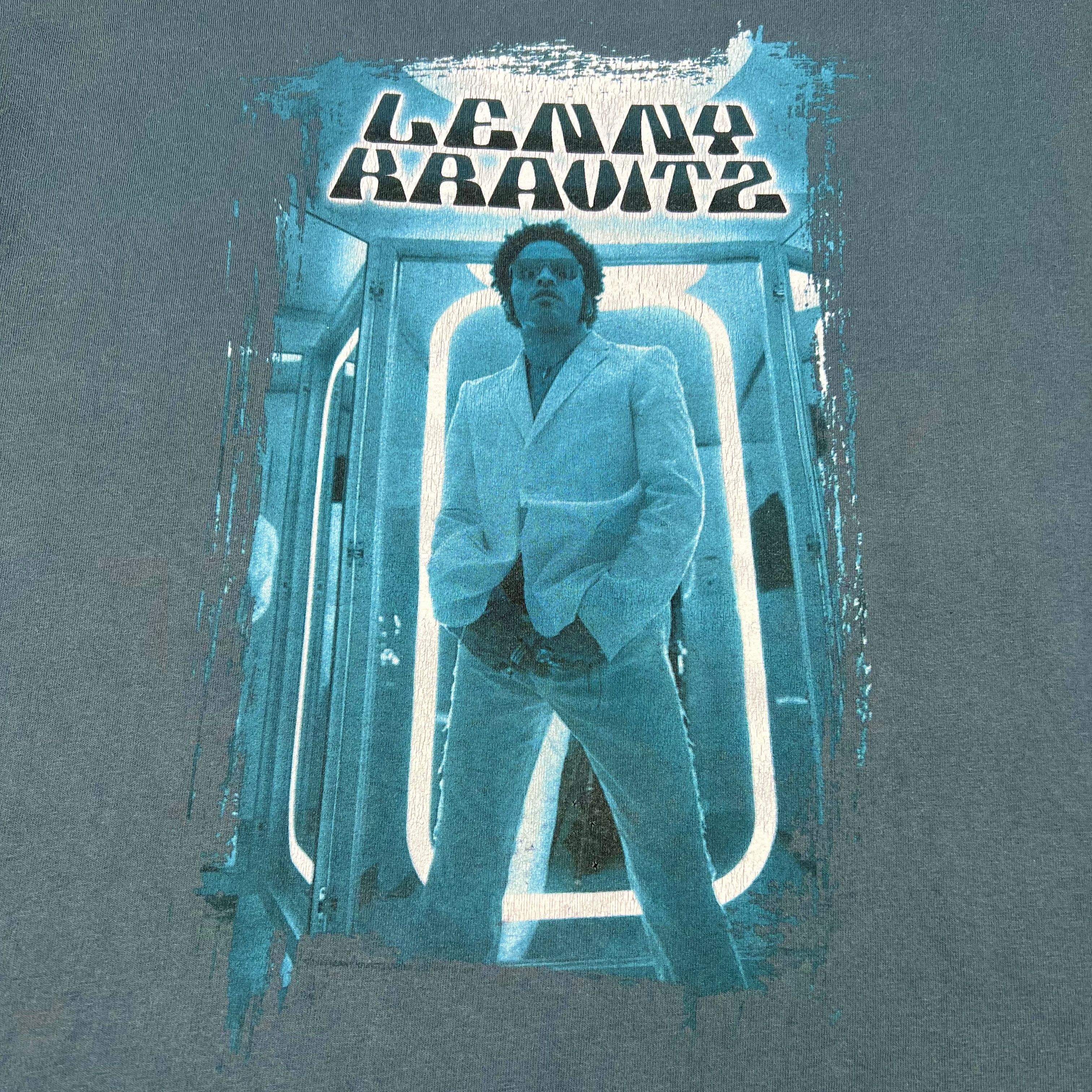 Band Tees Vintage 1999 Lenny Kravitz ‘5 Tour’ Promo Giant T Shirt Size US XL / EU 56 / 4 - 5 Thumbnail