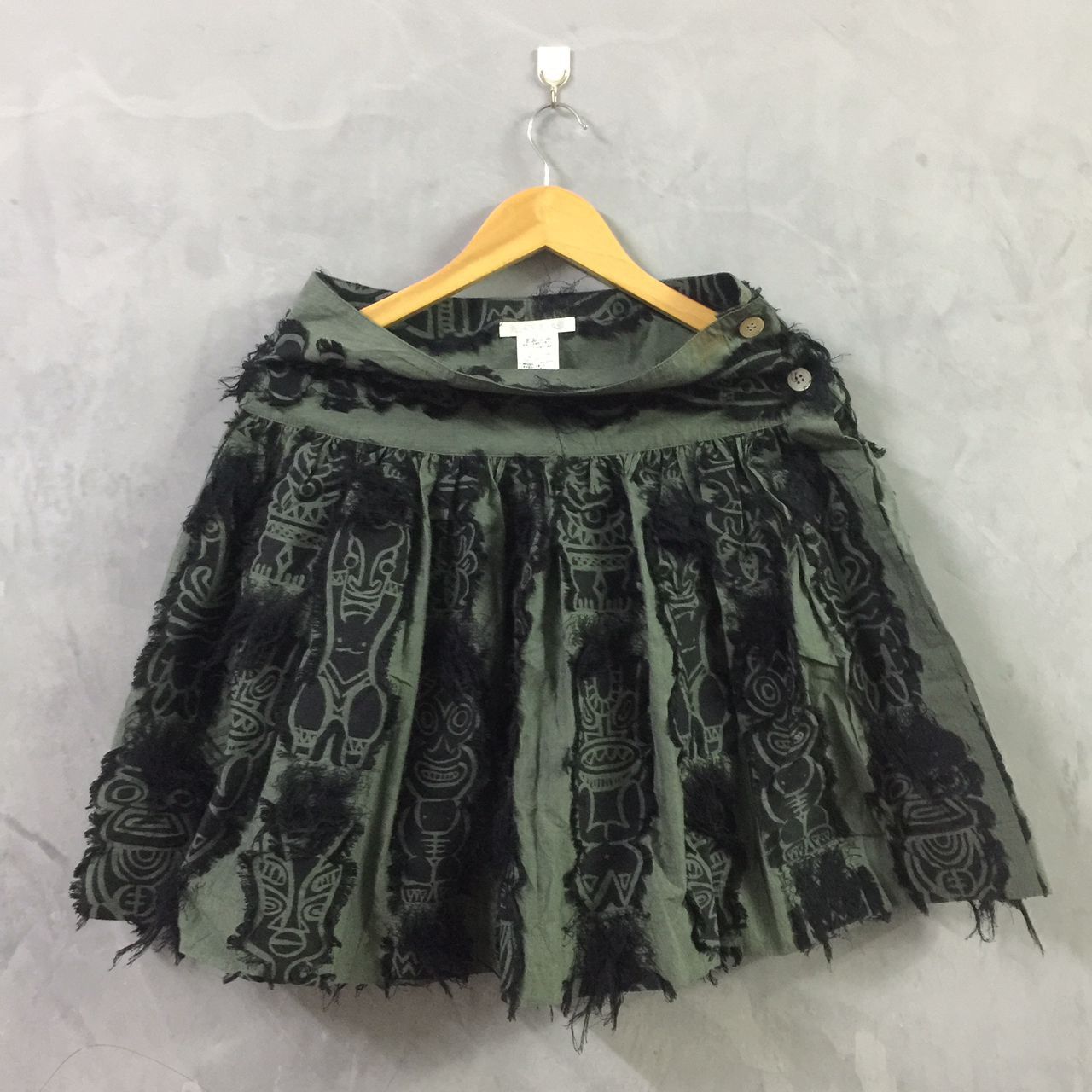 Pleats Please Issey Miyake Pleats Please - Floral Mini Skirt Size 29" - 1 Thumbnail
