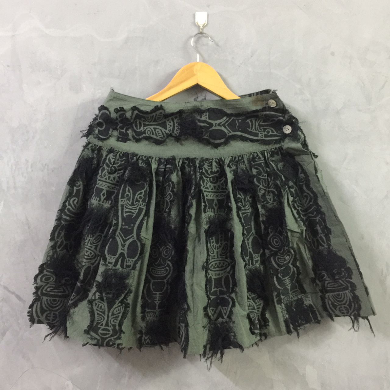 Pleats Please Issey Miyake Pleats Please - Floral Mini Skirt Size 29" - 3 Thumbnail