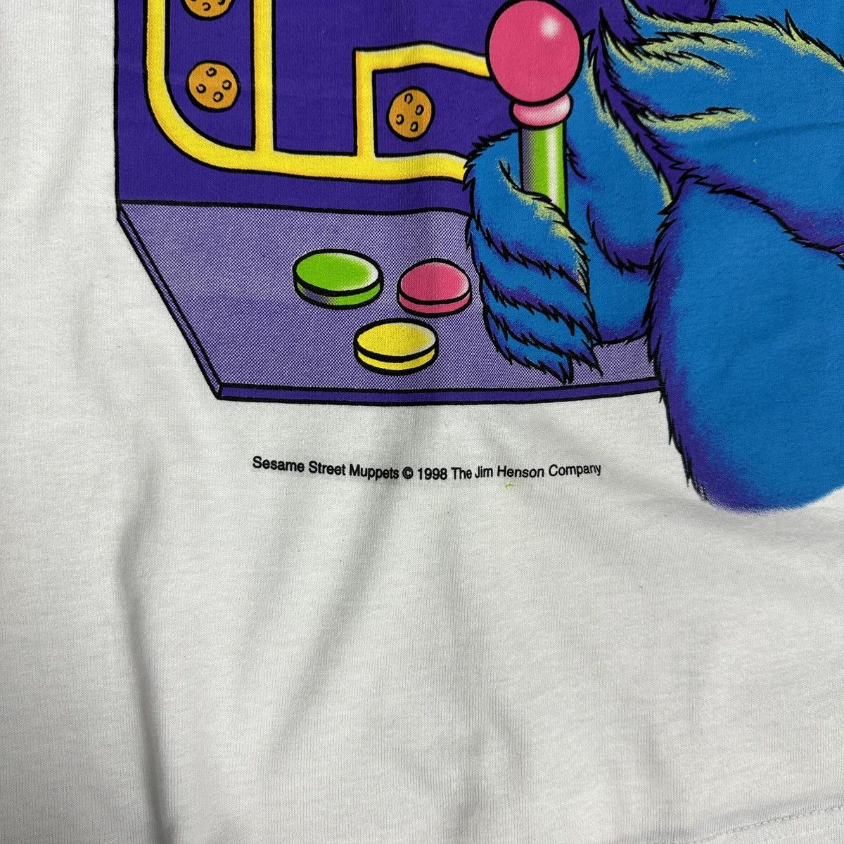 Vintage Vintage 90s Elmi Sesame Street x Packman rare tee y2k Movie Size US L / EU 52-54 / 3 - 5 Thumbnail