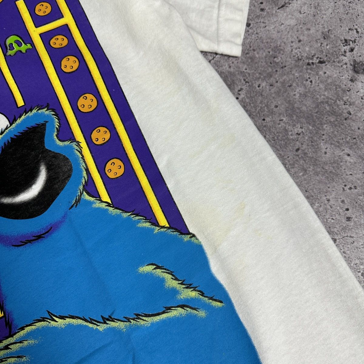 Vintage Vintage 90s Elmi Sesame Street x Packman rare tee y2k Movie Size US L / EU 52-54 / 3 - 7 Thumbnail