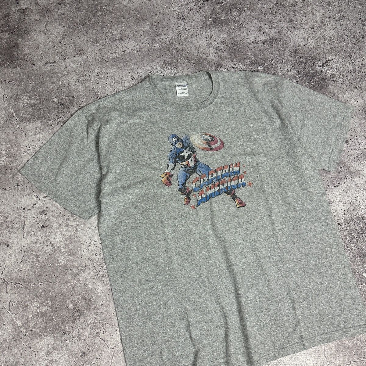 Marvel Comics Vintage 00s Captain America Marvel Comics hero tee y2k rare Size US XL / EU 56 / 4 - 3 Thumbnail