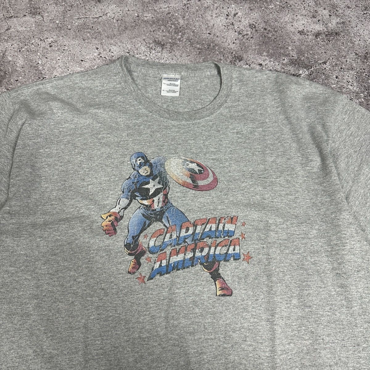 Marvel Comics Vintage 00s Captain America Marvel Comics hero tee y2k rare Size US XL / EU 56 / 4 - 4 Thumbnail