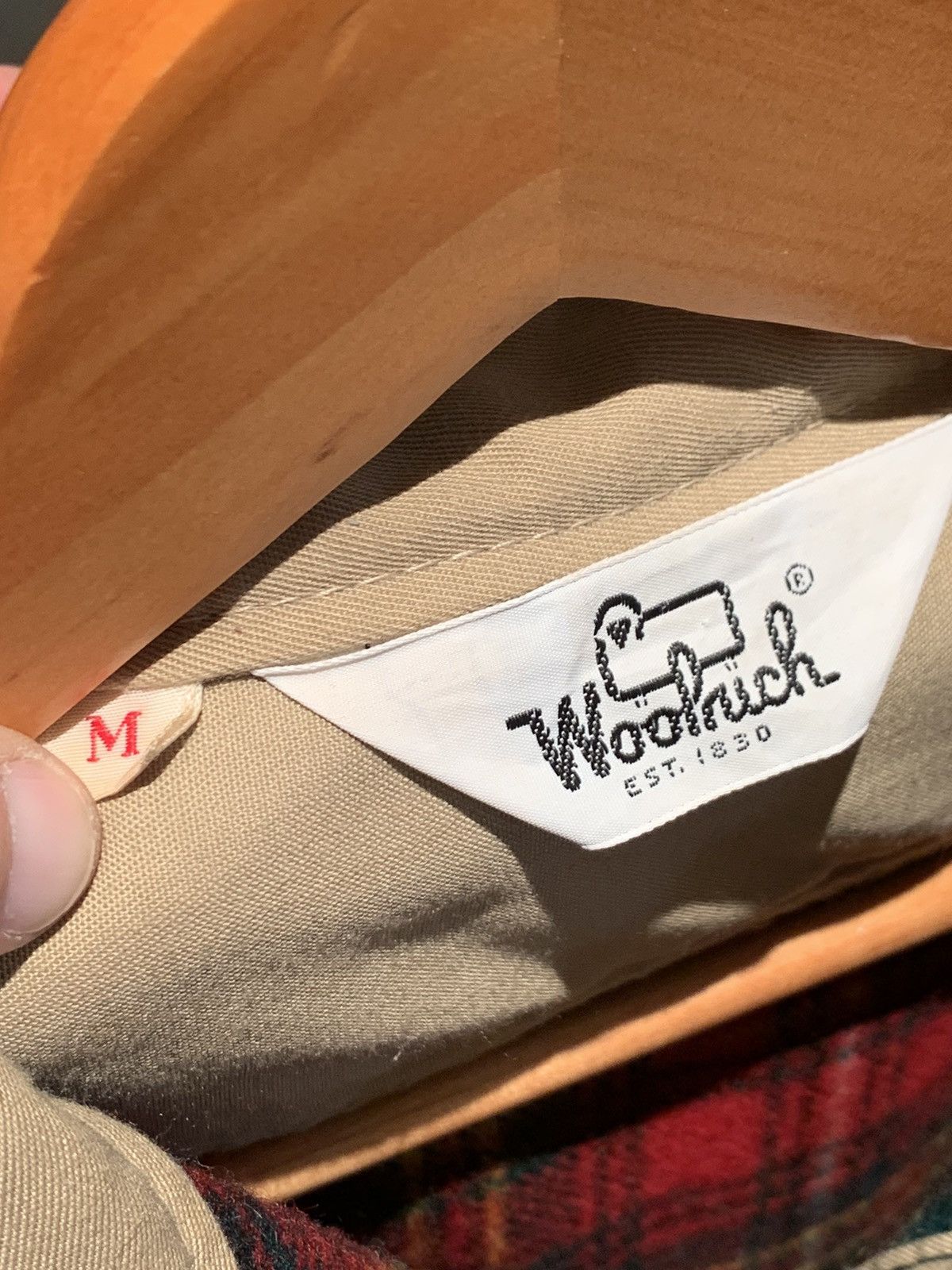 Vintage *RARE* Vintage Woolrich Plaid Wool Heavyweight Shirt Jacket Size US L / EU 52-54 / 3 - 4 Thumbnail