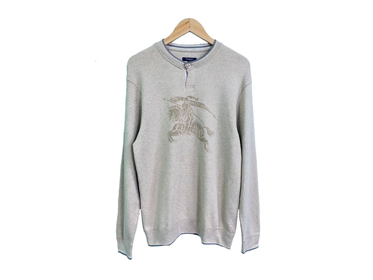 Burberry AUTHENTIC BURBERRY KNIGHT BIG LOGO SWEATSHIRT Size US M / EU 48-50 / 2 - 1 Thumbnail