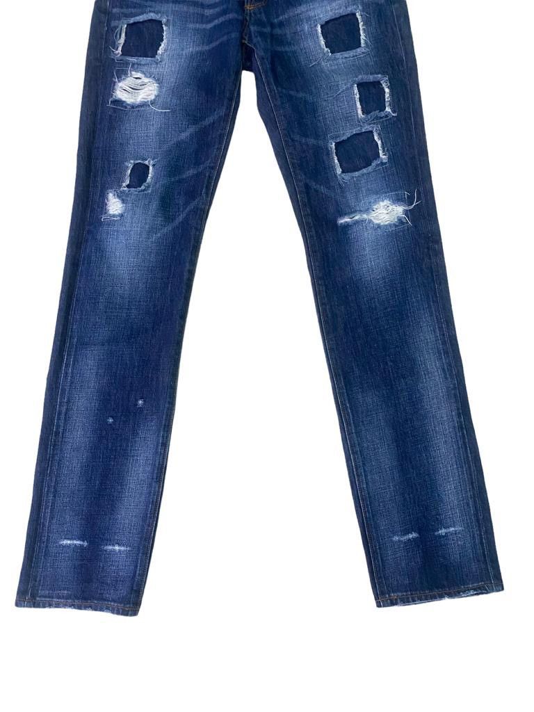 Katharine Hamnett London HAMNETT DISTRESSED DENIM JEANS Size US 32 / EU 48 - 4 Thumbnail