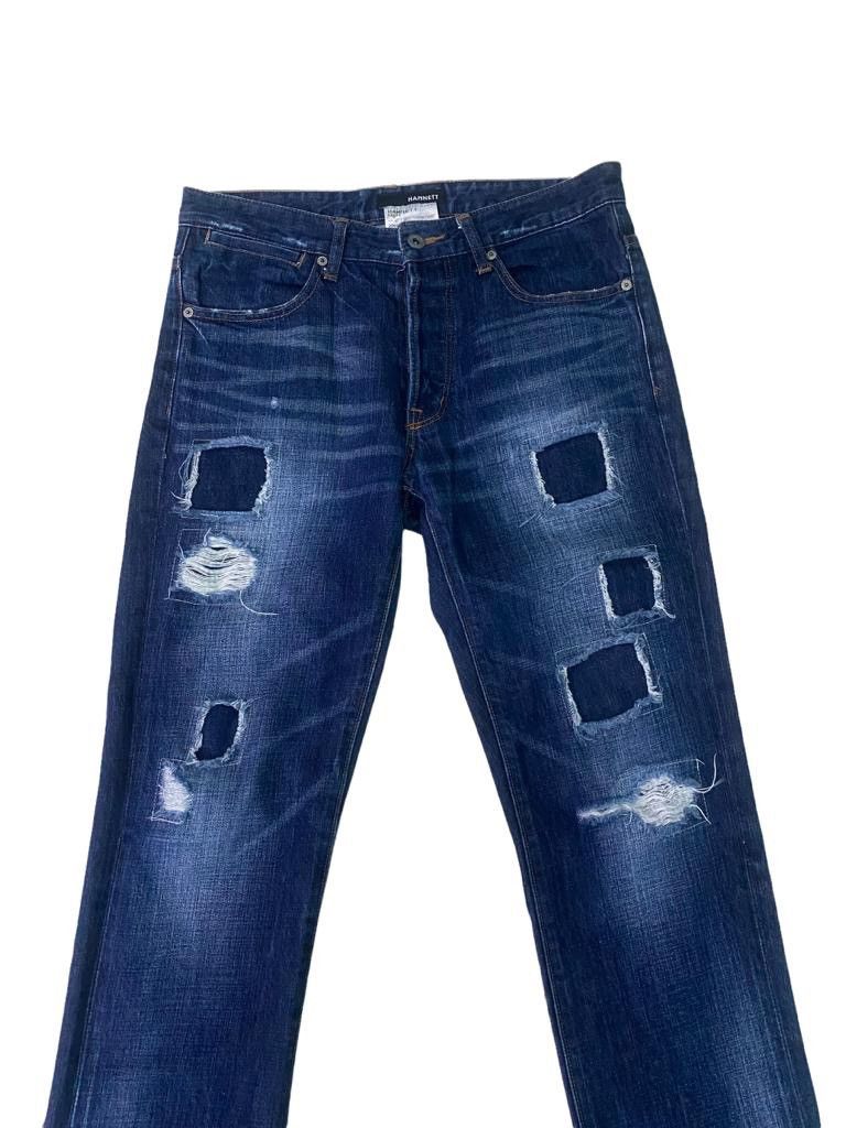 Katharine Hamnett London HAMNETT DISTRESSED DENIM JEANS Size US 32 / EU 48 - 3 Thumbnail