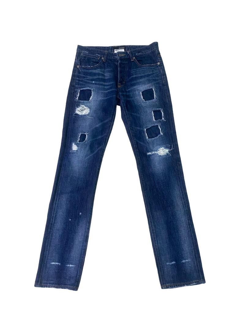 Katharine Hamnett London HAMNETT DISTRESSED DENIM JEANS Size US 32 / EU 48 - 2 Thumbnail