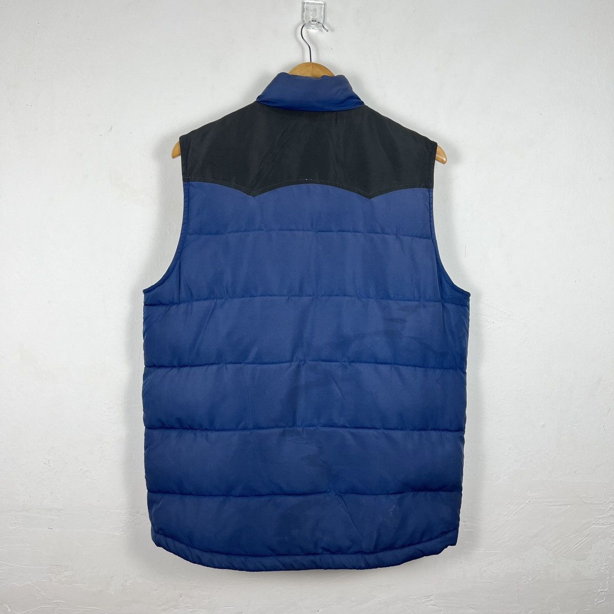 Japanese Brand Vintage Puffer Blue Vest Size US L / EU 52-54 / 3 - 8 Thumbnail