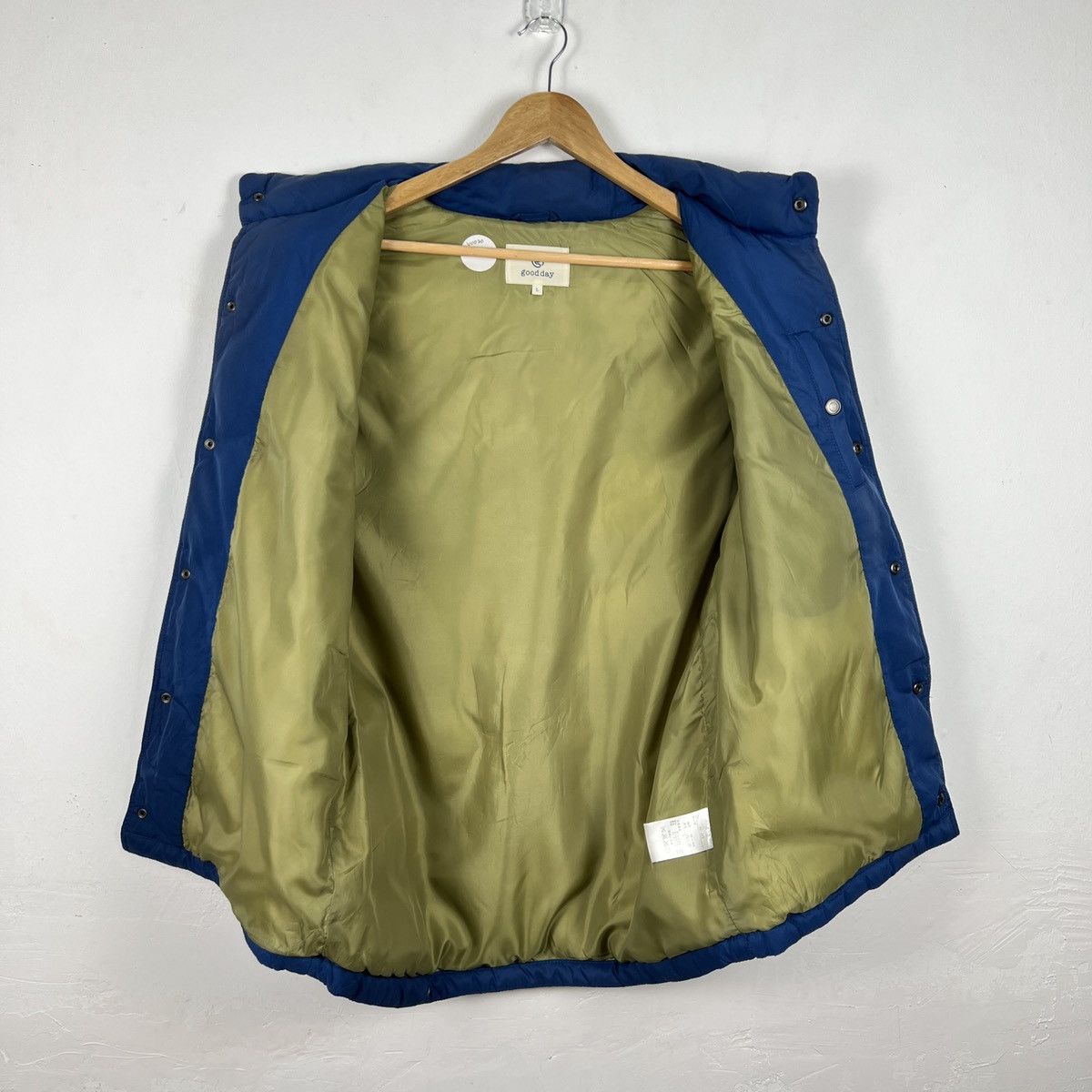 Japanese Brand Vintage Puffer Blue Vest Size US L / EU 52-54 / 3 - 3 Thumbnail