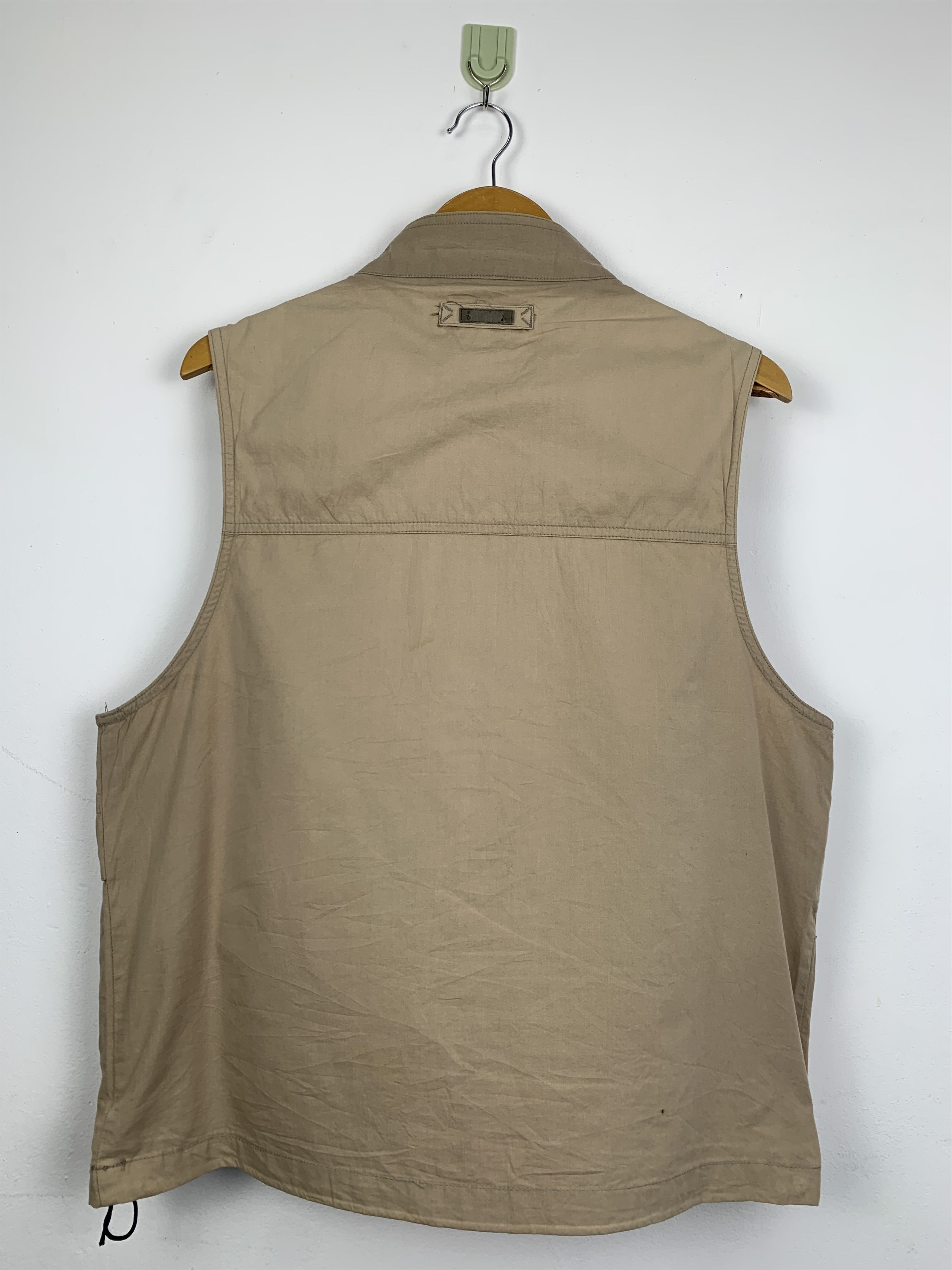 Japanese Brand FIRST DOWN Multi Pocket Zip Up Vests Size US S / EU 44-46 / 1 - 10 Thumbnail