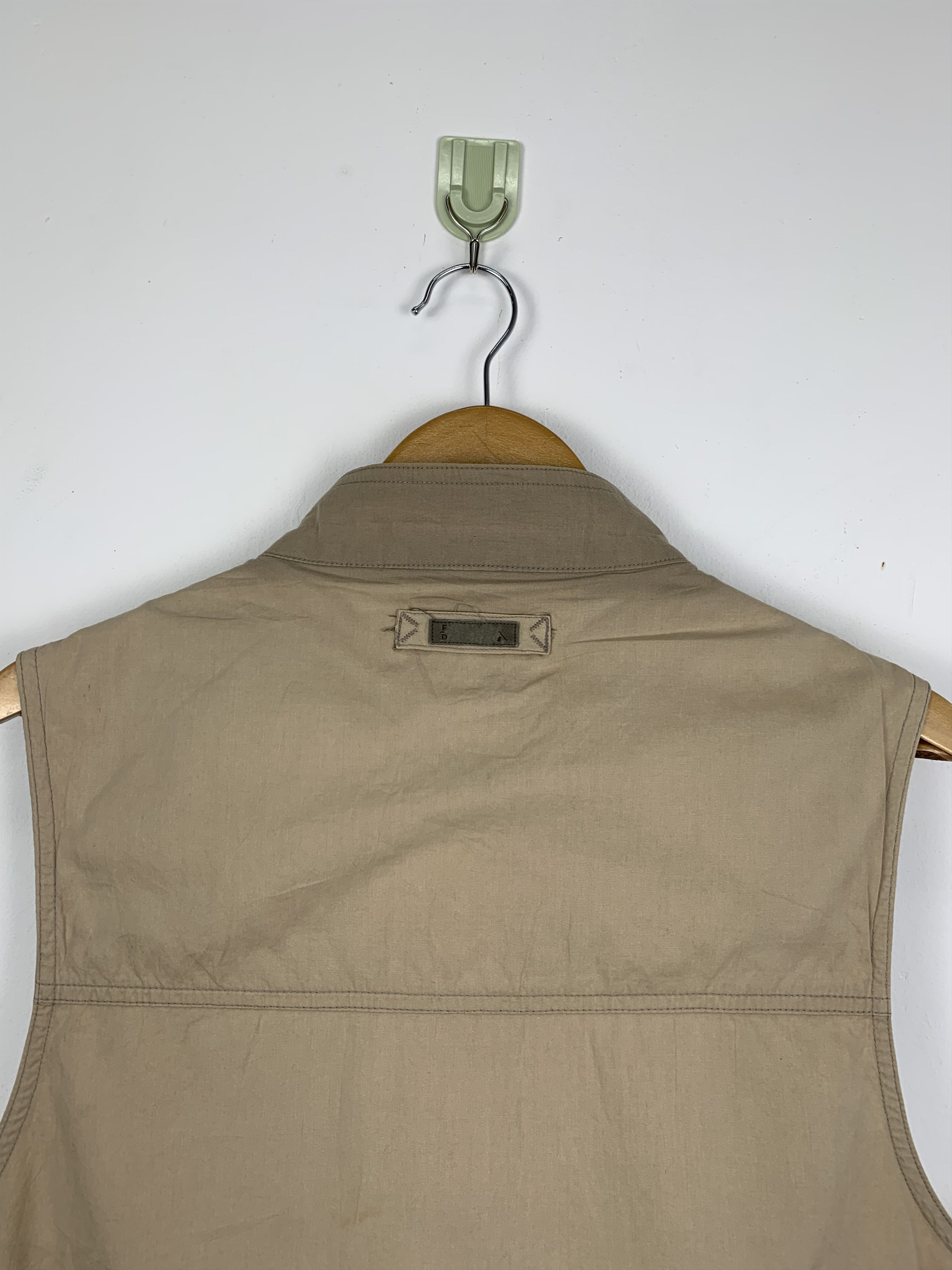 Japanese Brand FIRST DOWN Multi Pocket Zip Up Vests Size US S / EU 44-46 / 1 - 11 Thumbnail