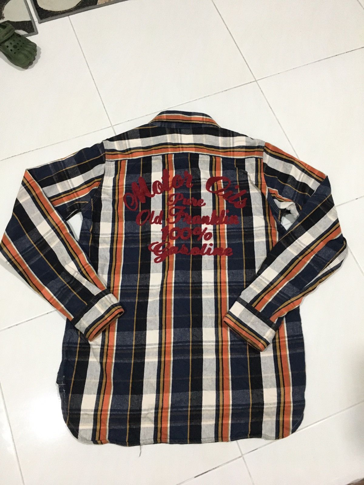 Japanese Brand 🔥STEALS🔥Houtson Japan Plaid Flannel Shirt Size US S / EU 44-46 / 1 - 3 Thumbnail