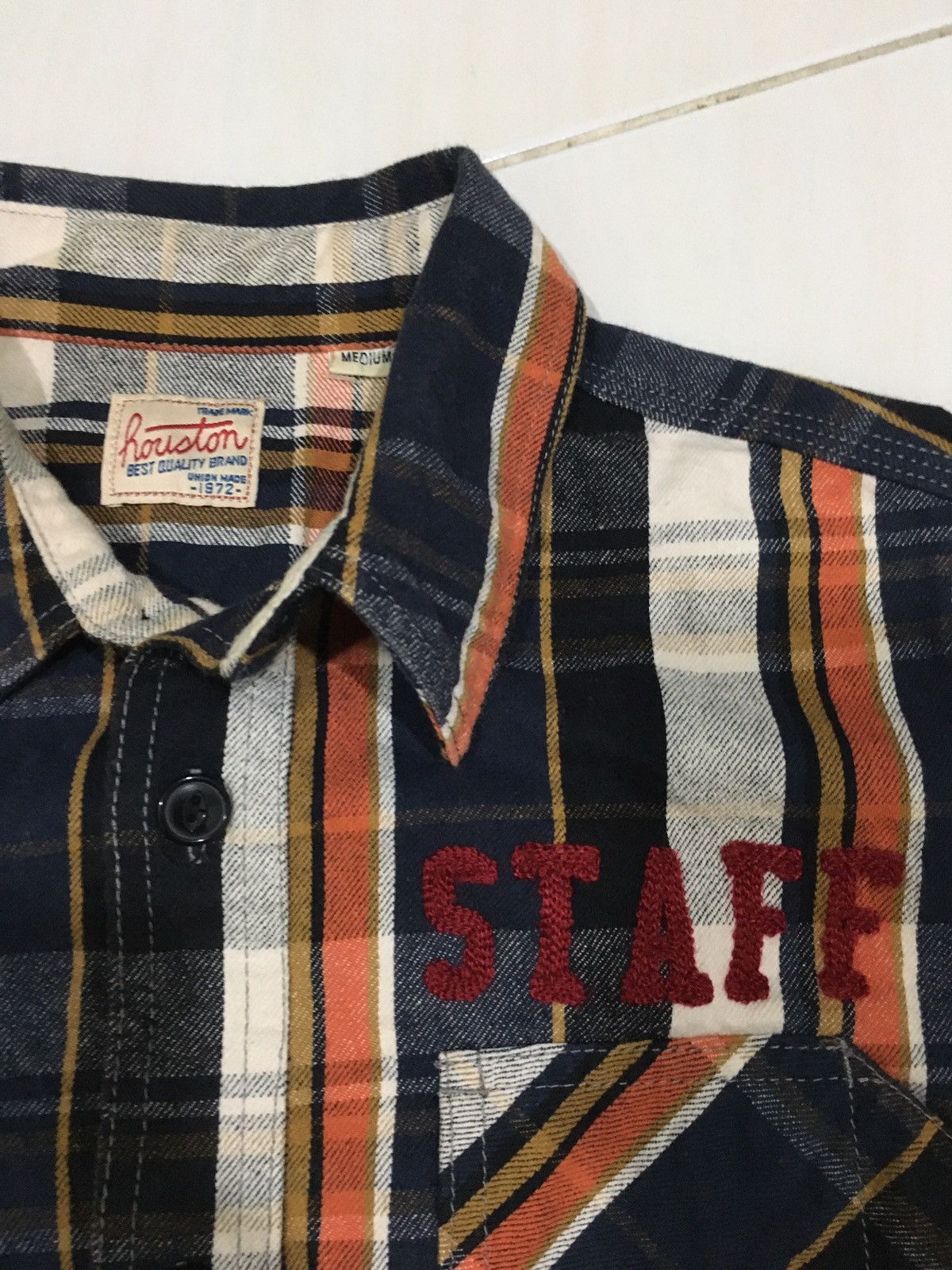 Japanese Brand 🔥STEALS🔥Houtson Japan Plaid Flannel Shirt Size US S / EU 44-46 / 1 - 5 Thumbnail