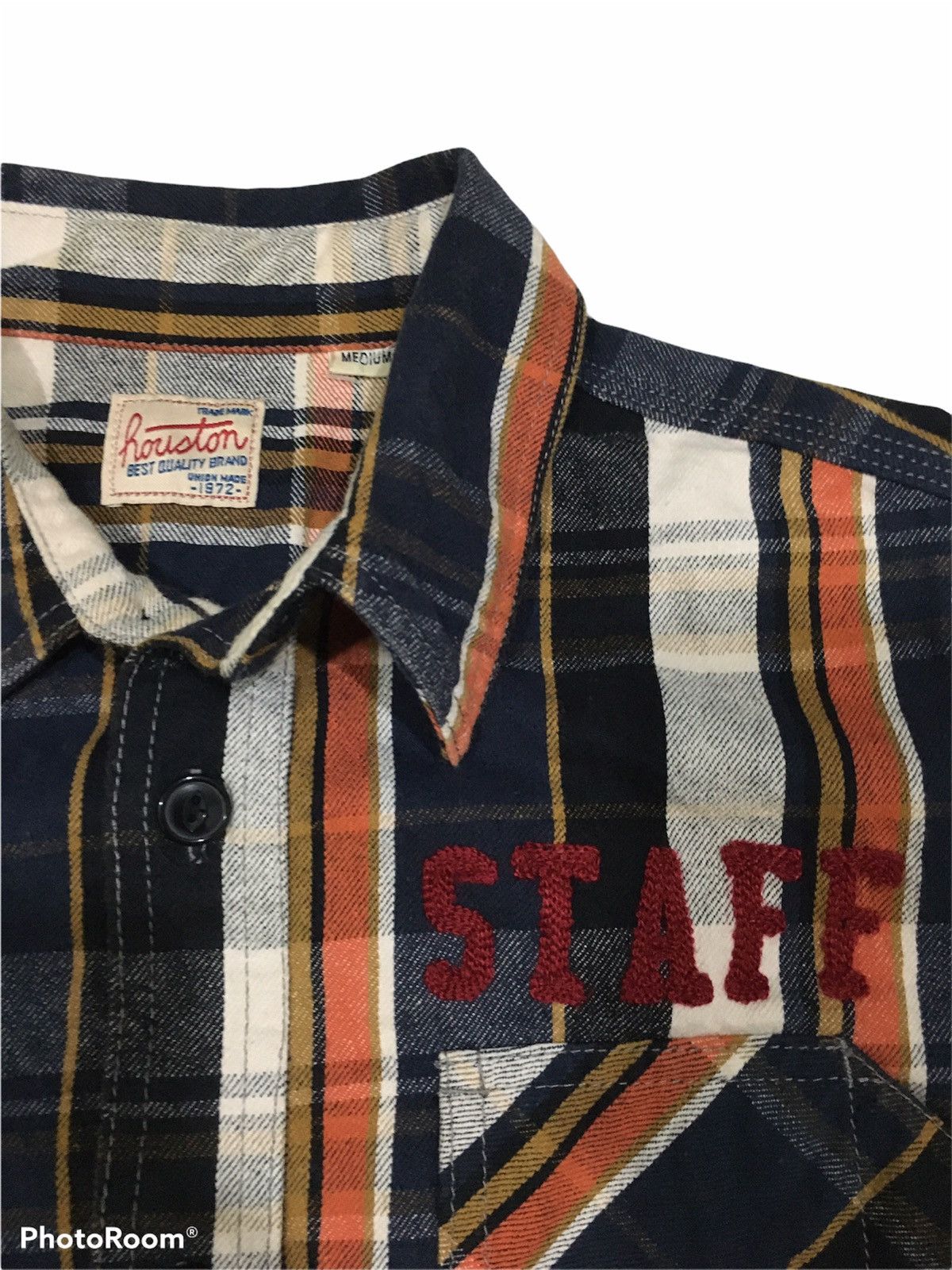 Japanese Brand 🔥STEALS🔥Houtson Japan Plaid Flannel Shirt Size US S / EU 44-46 / 1 - 2 Thumbnail