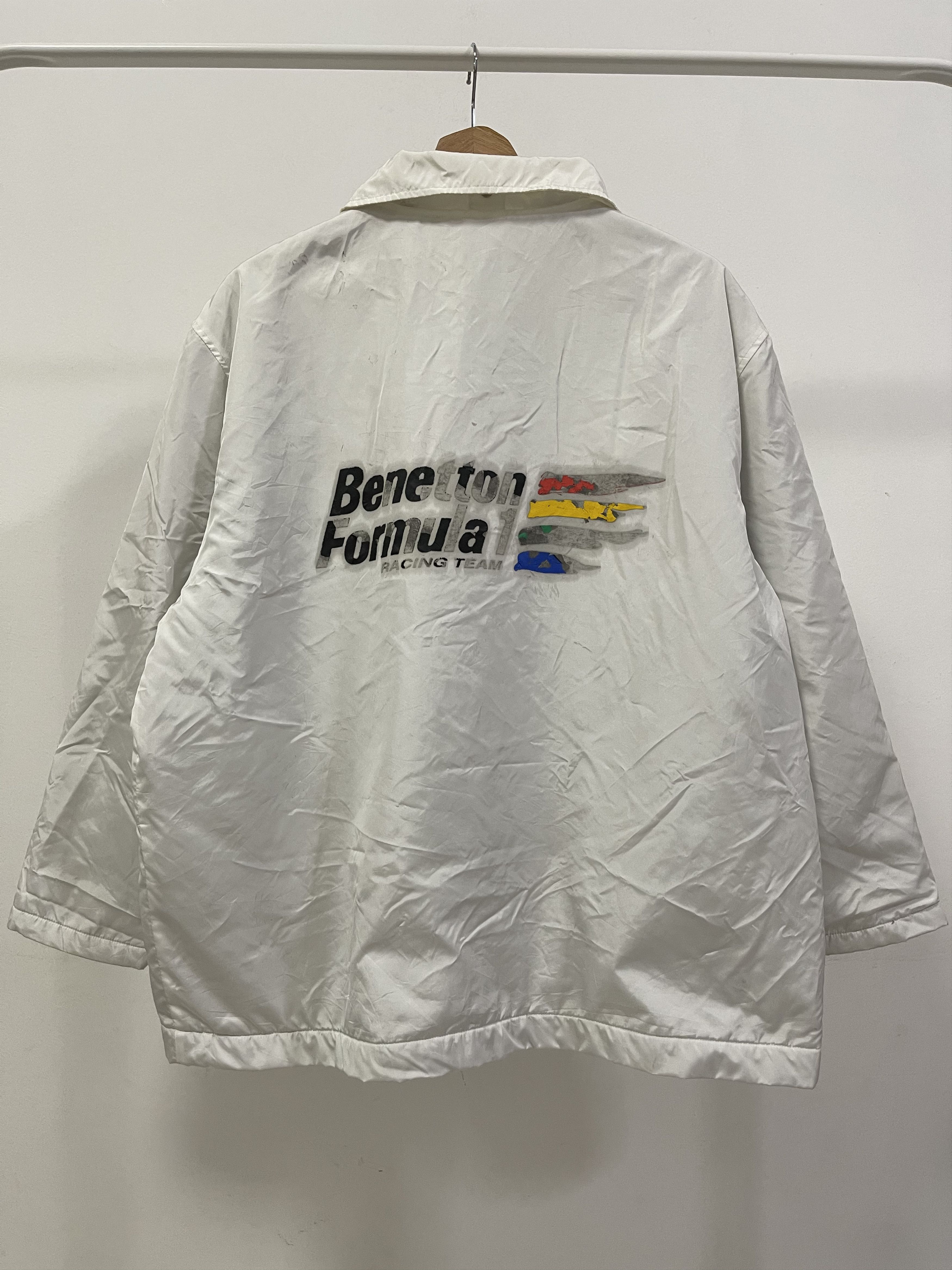 Sports Specialties × Vintage Vintage Benetton Formula One Racing Team Lined Jacket Size US M / EU 48-50 / 2 - 7 Thumbnail