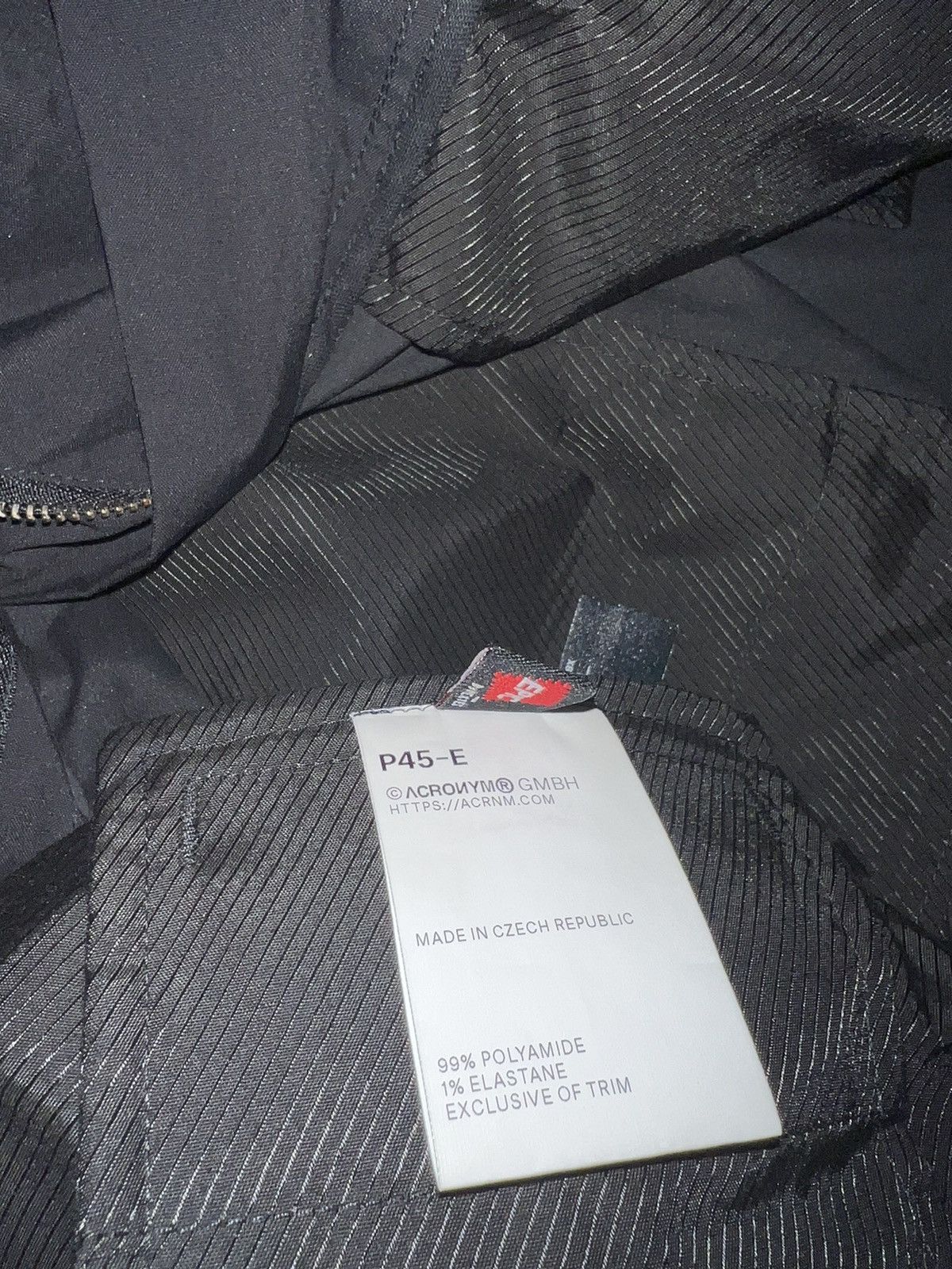 Acronym P45-E Black S Small
