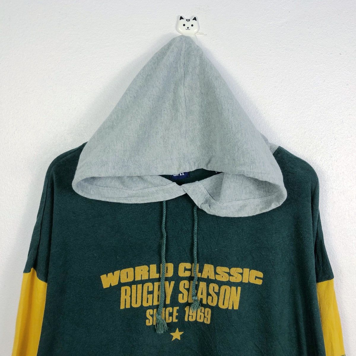 Gap × Vintage Vintage Gap World Classic Rugby Season Hoodies Made in USA Size US XL / EU 56 / 4 - 2 Thumbnail