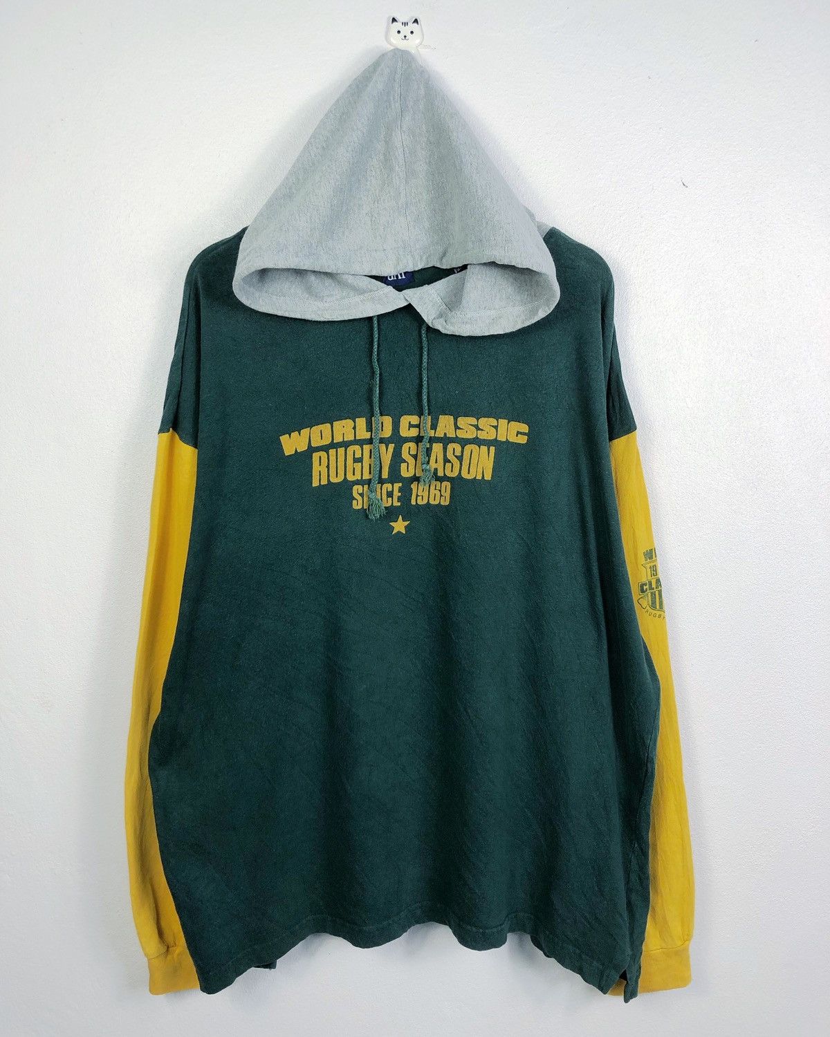 Gap × Vintage Vintage Gap World Classic Rugby Season Hoodies Made in USA Size US XL / EU 56 / 4 - 1 Thumbnail