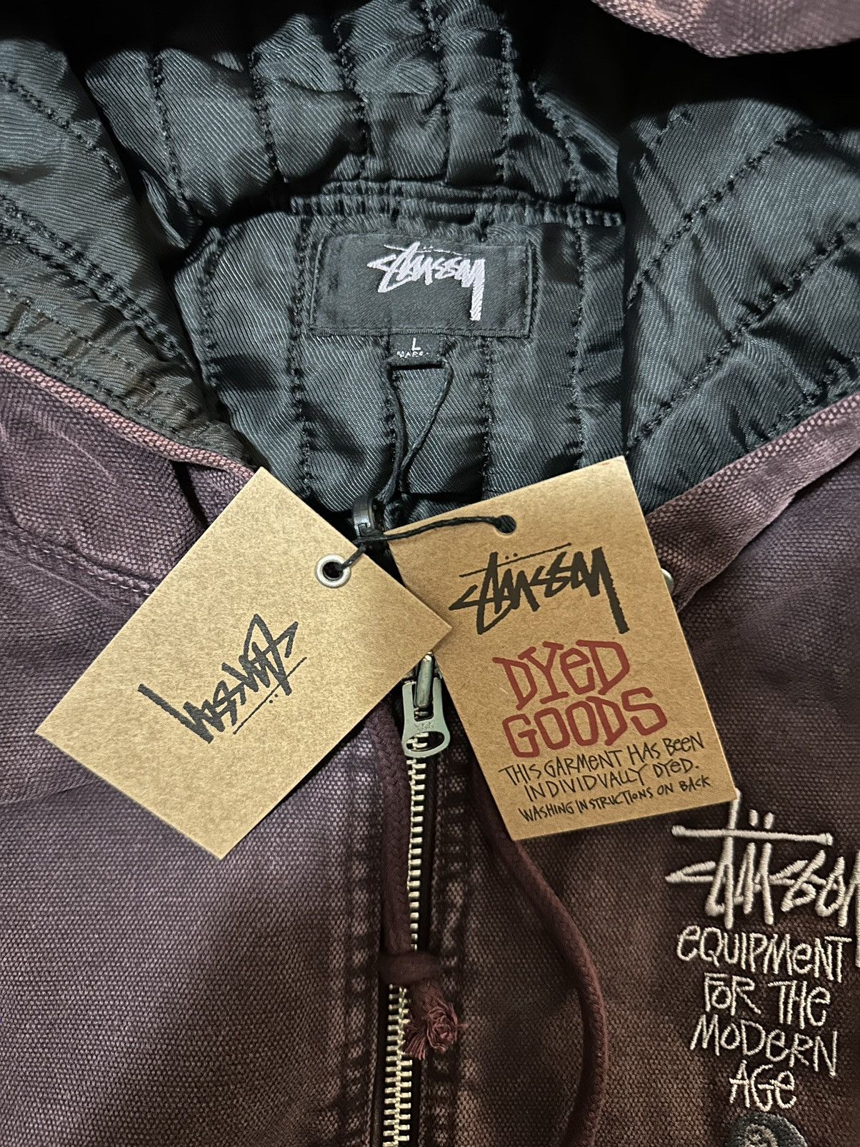 Stussy Stussy Canvas Insulated Work Jacket Size L Brand new | Grailed