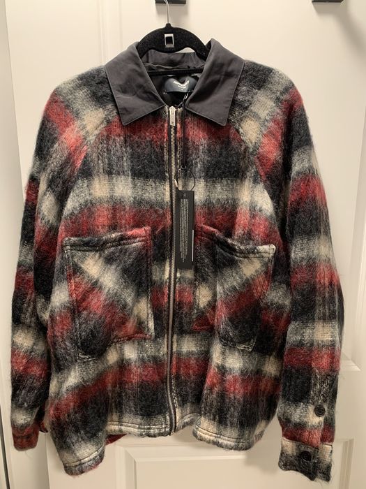 Represent Clo. Represent Clo Plaid Mohair overshirt / jacket | Grailed