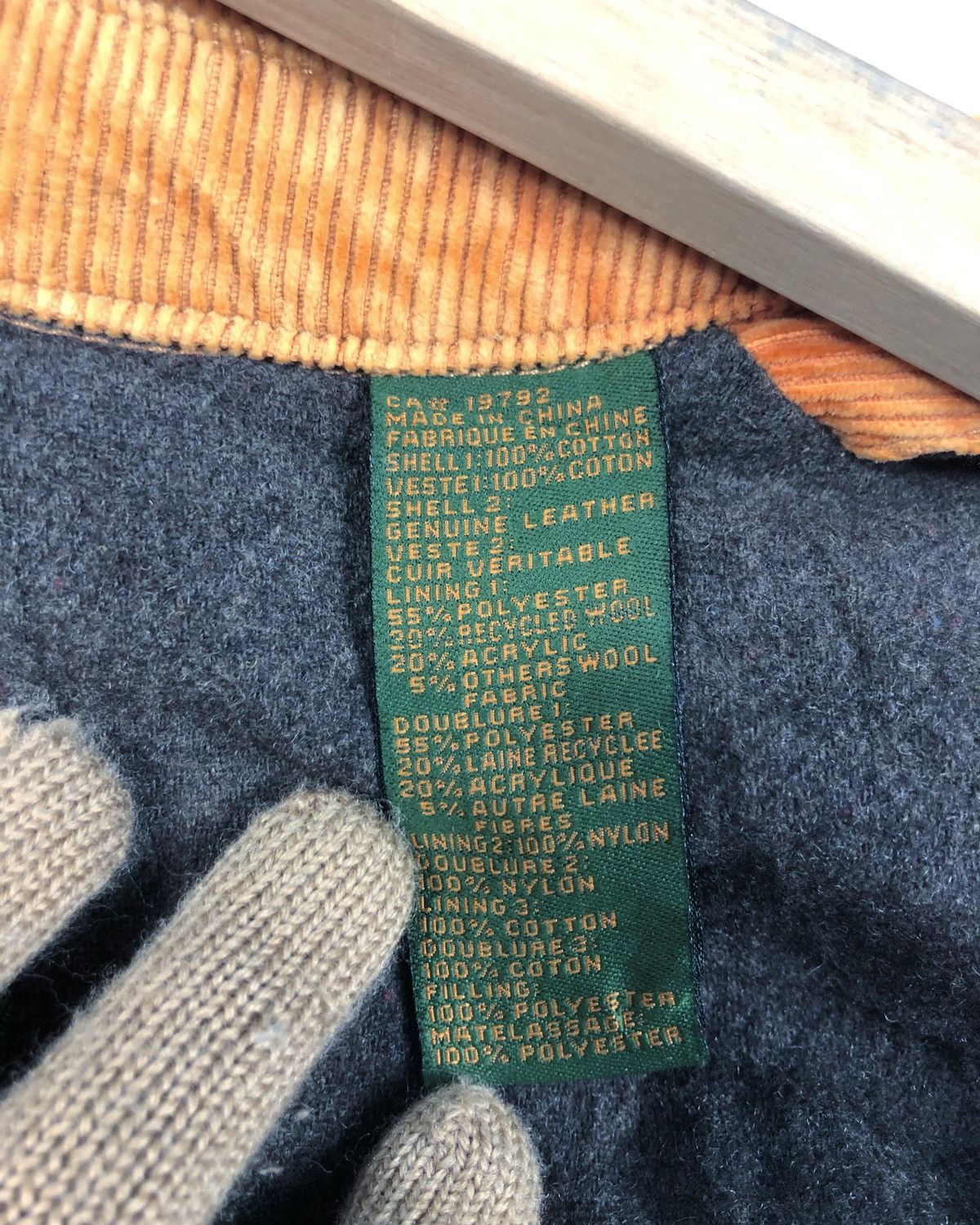 Timberland × Vintage Rare Vintage Fall/Hol 2005 Timberland Corduroy Button Jacket Size US M / EU 48-50 / 2 - 12 Thumbnail