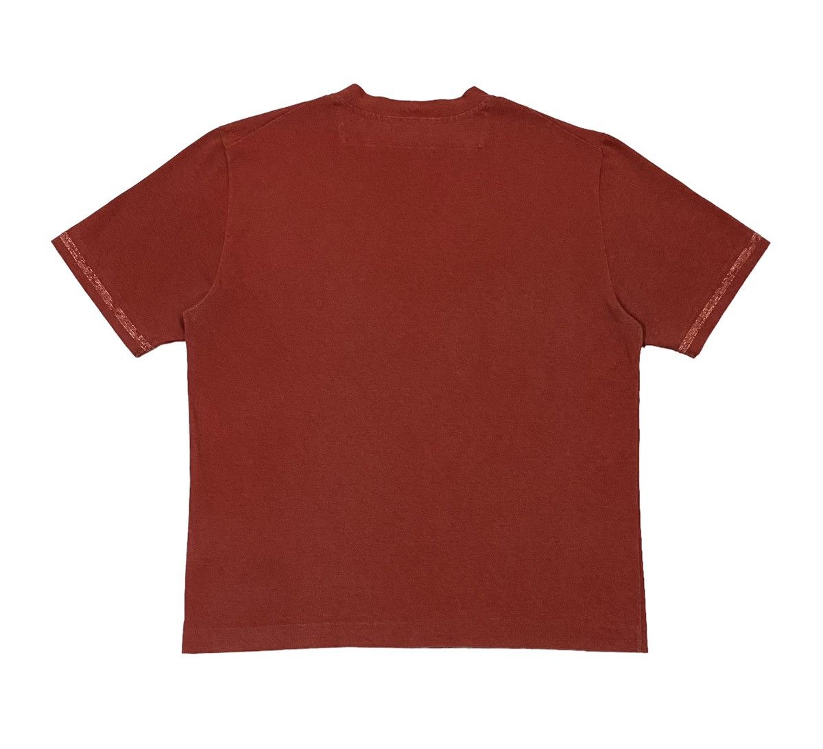 Stone Island Vintage Stone Island Red SS`002 Spell Out Logo Embroidery Size US L / EU 52-54 / 3 - 3 Thumbnail