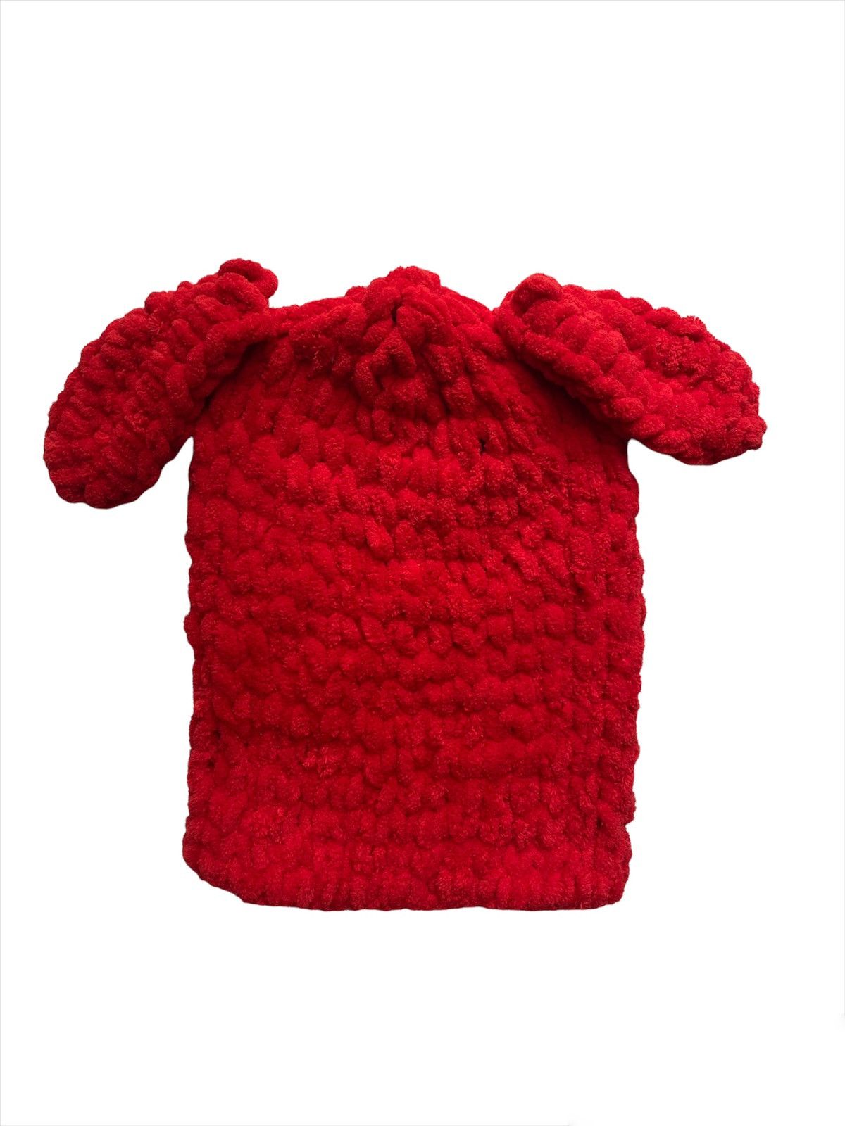 Handmade × Japanese Brand Handmade Knitted Balaclava Ski Mask Bunny Rabbit Dog Style Size ONE SIZE - 4 Thumbnail