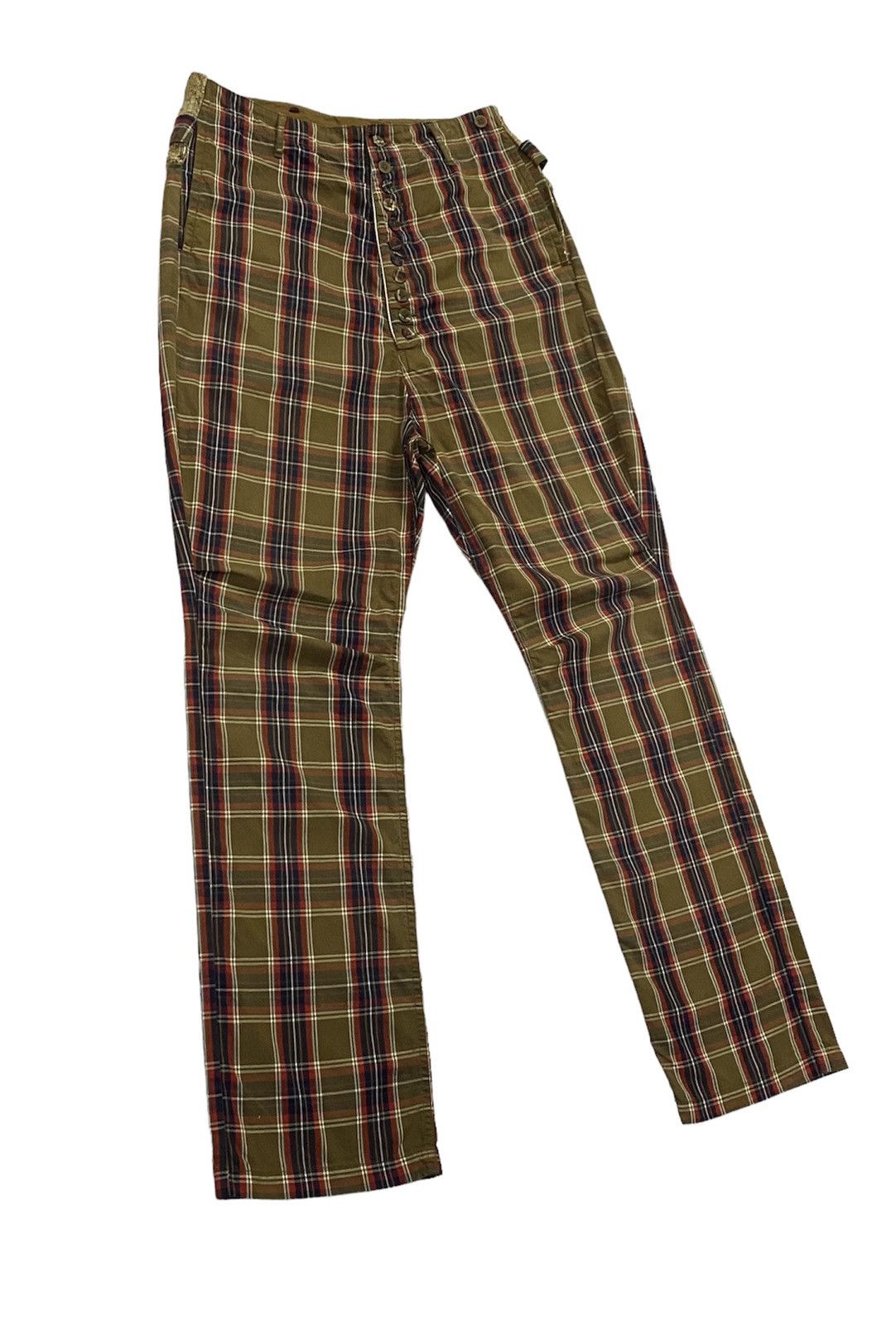 Kapital Nice Design‼️Kapital Checkered Pattern Pants Design Size US 32 / EU 48 - 19 Thumbnail