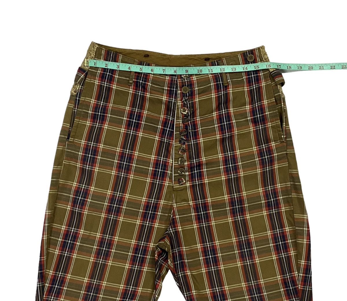 Kapital Nice Design‼️Kapital Checkered Pattern Pants Design Size US 32 / EU 48 - 4 Thumbnail