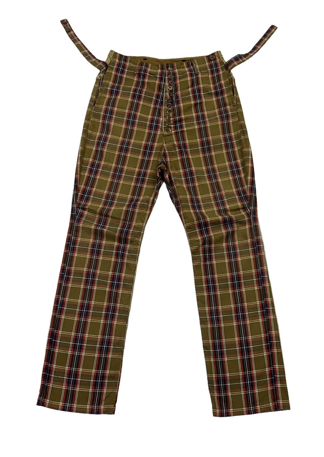 Kapital Nice Design‼️Kapital Checkered Pattern Pants Design Size US 32 / EU 48 - 3 Thumbnail
