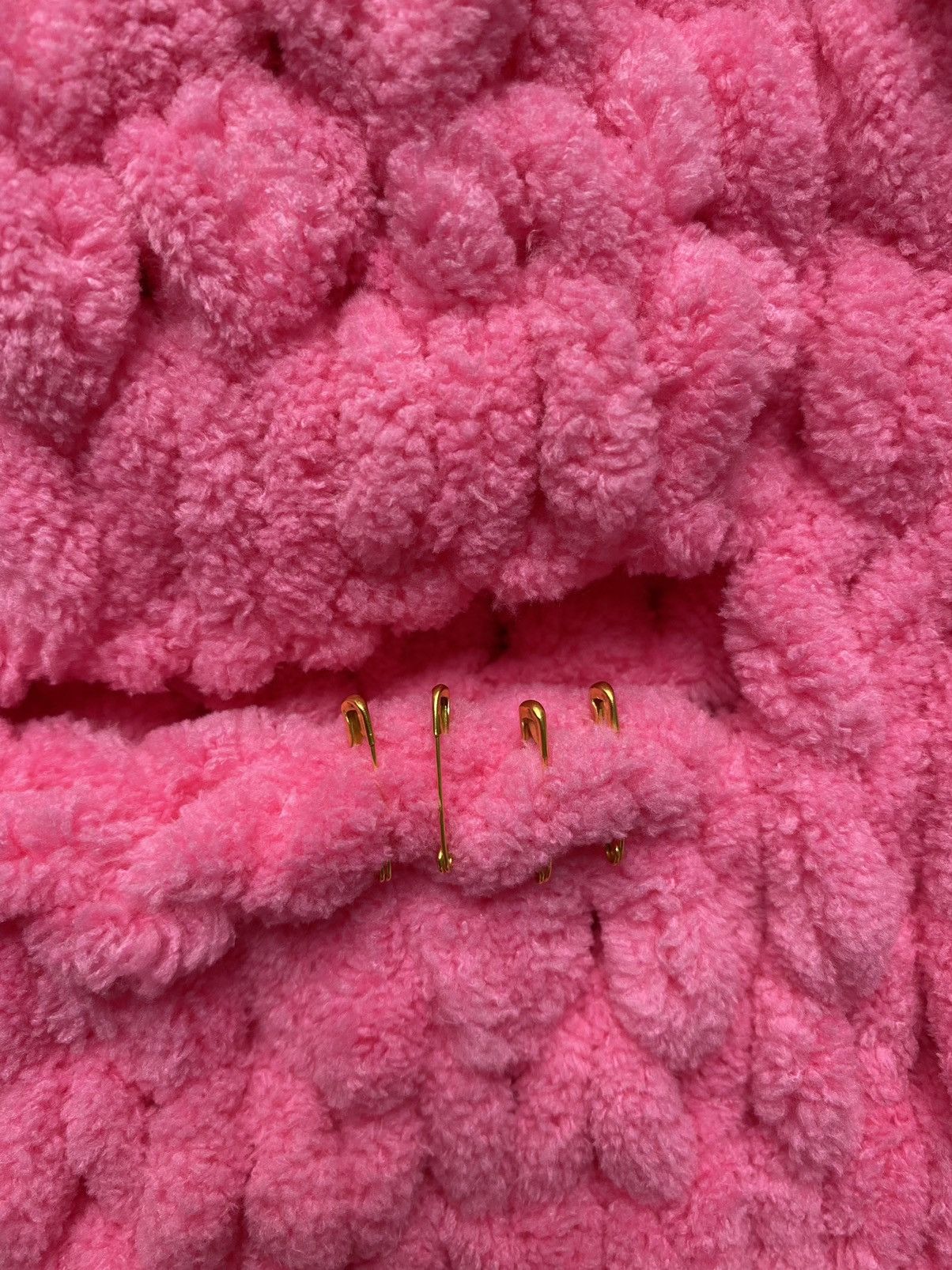 Handmade × Japanese Brand Handmade Knitted Balaclava Ski Mask Bunny Teddy Bear Style Size ONE SIZE - 5 Thumbnail