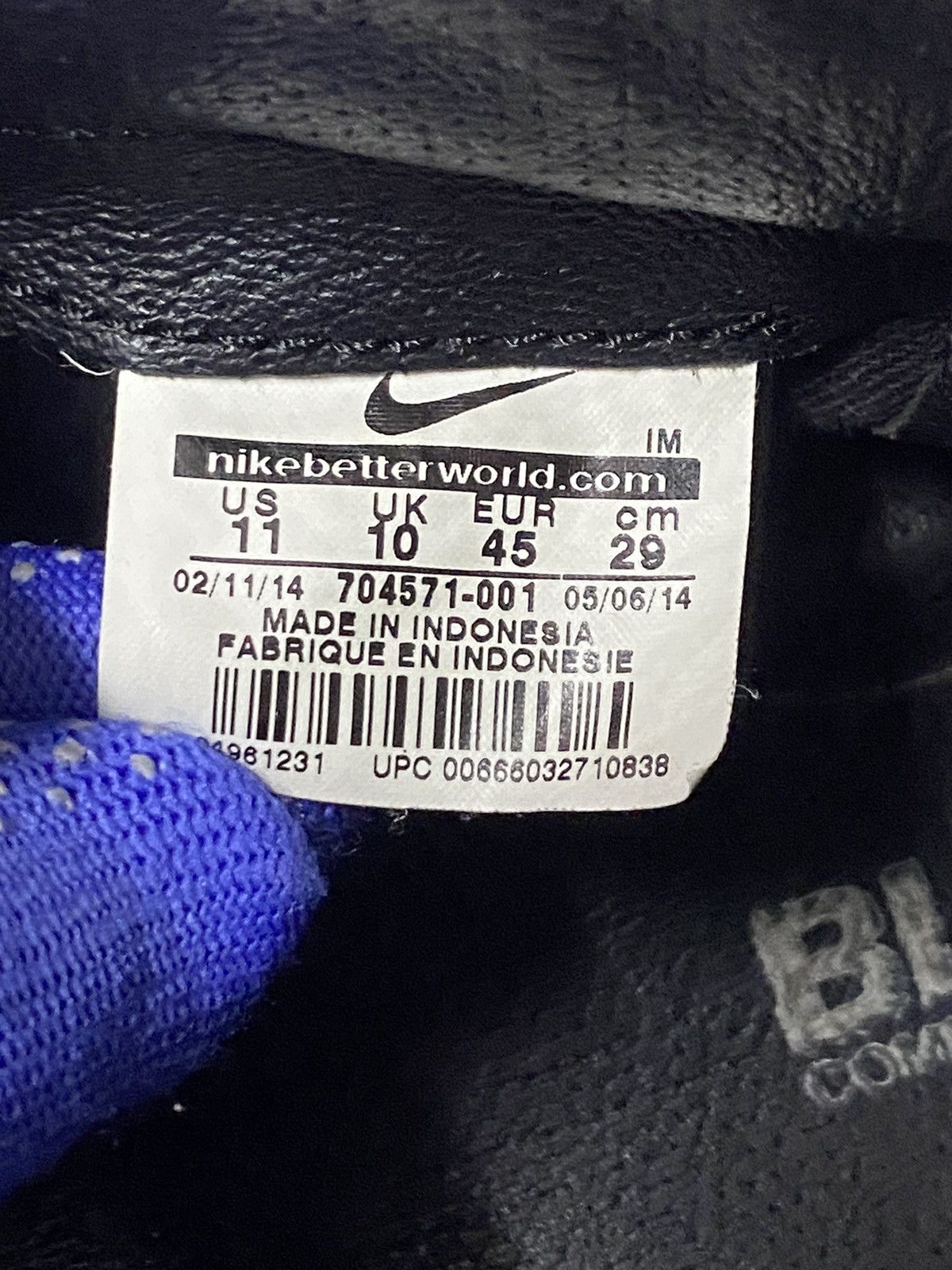 Comme des Garcons 2014 Nike Blazer High Sp / Comme Des Garçons Black Size US 10 / EU 43 - 4 Thumbnail