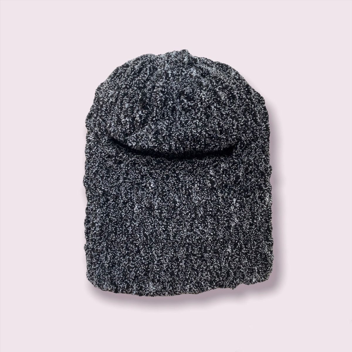 Handmade × Japanese Brand Handmade Knitted Balaclava Ski Mask Bunny Panda Style Size ONE SIZE - 2 Thumbnail