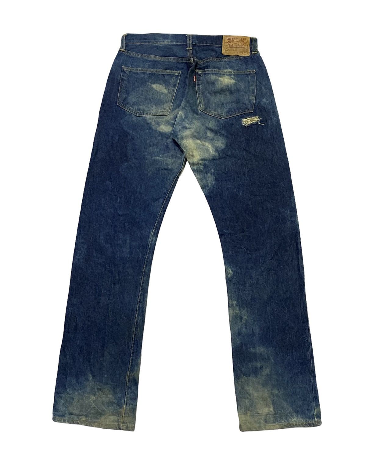 Levi's Vintage Levi’s Big E Selvedge Acid Wash Distressed Denim Size US 32 / EU 48 - 2 Thumbnail