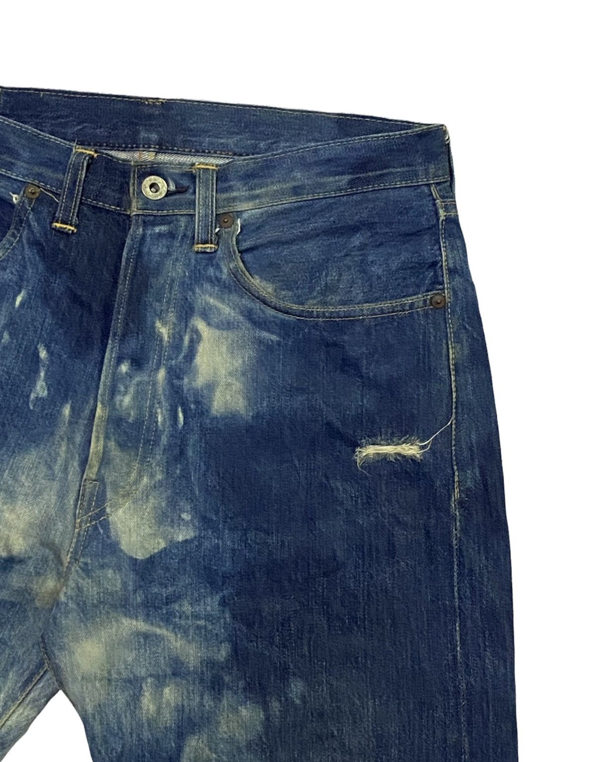 Levi's Vintage Levi’s Big E Selvedge Acid Wash Distressed Denim Size US 32 / EU 48 - 16 Thumbnail