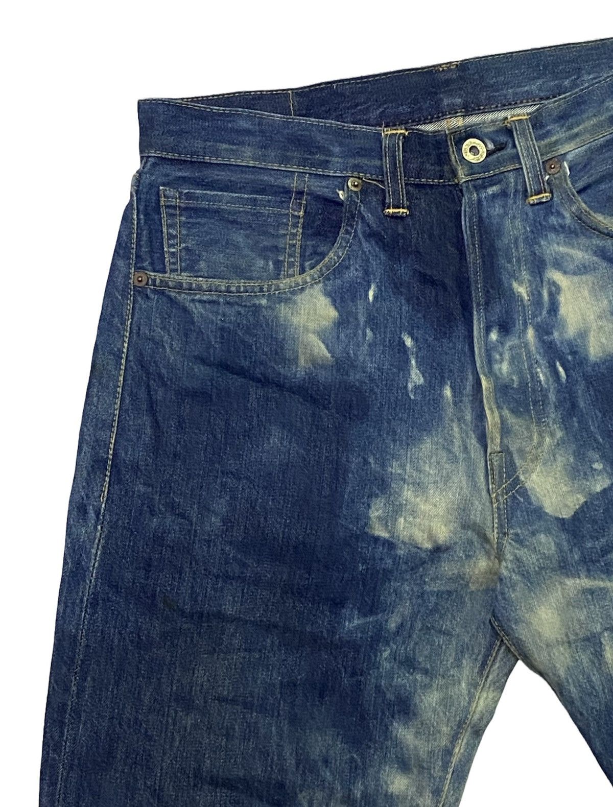 Levi's Vintage Levi’s Big E Selvedge Acid Wash Distressed Denim Size US 32 / EU 48 - 17 Thumbnail