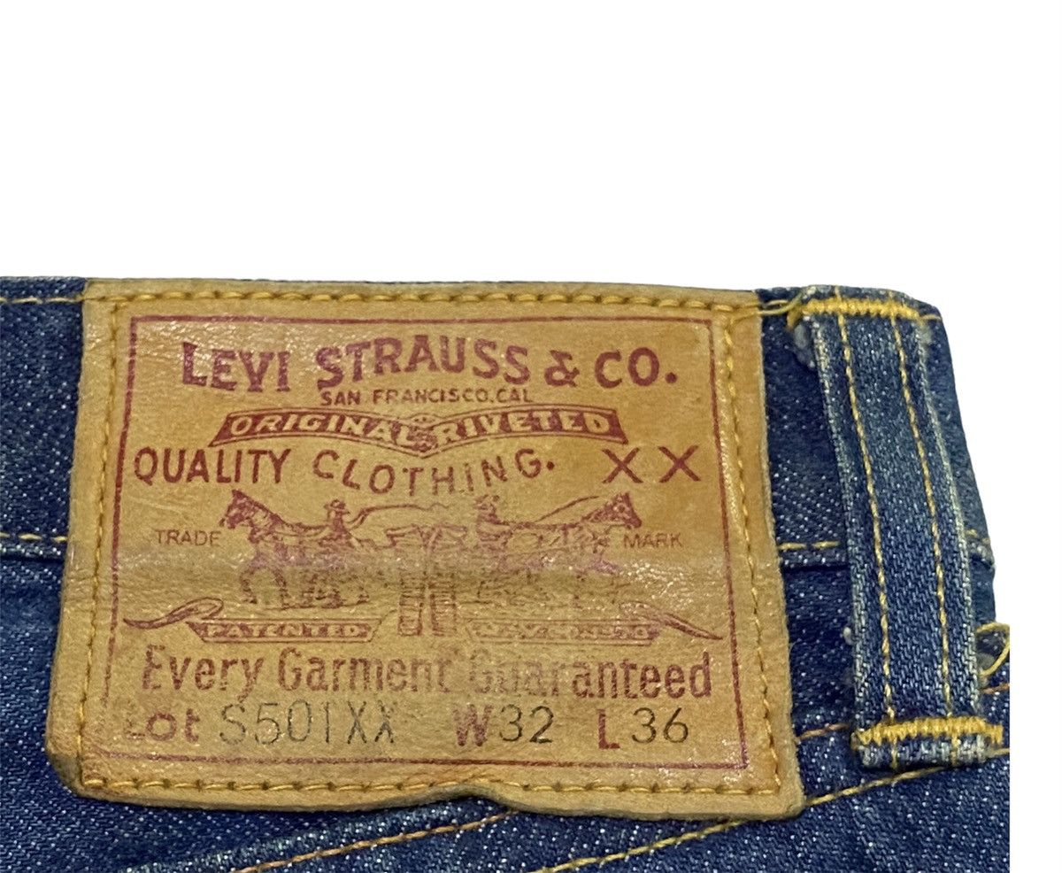 Levi's Vintage Levi’s Big E Selvedge Acid Wash Distressed Denim Size US 32 / EU 48 - 10 Thumbnail