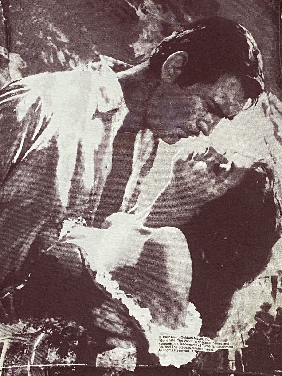 Vintage Vintage 90s Gone With The Wind Full Print Movie Shirt Size US L / EU 52-54 / 3 - 12 Thumbnail