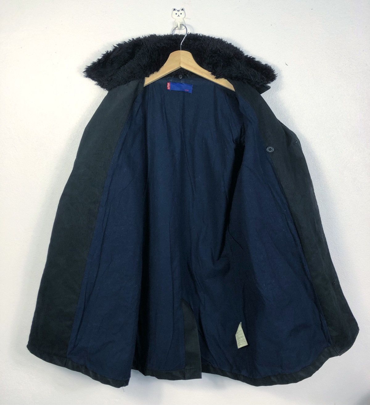 Levi's × Levi's Made & Crafted Rare Levi’s Double Breasted Shearling Sherpa Jacket Size US L / EU 52-54 / 3 - 9 Thumbnail