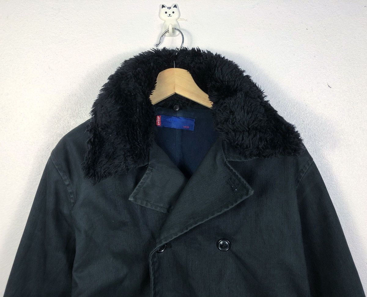 Levi's × Levi's Made & Crafted Rare Levi’s Double Breasted Shearling Sherpa Jacket Size US L / EU 52-54 / 3 - 3 Thumbnail