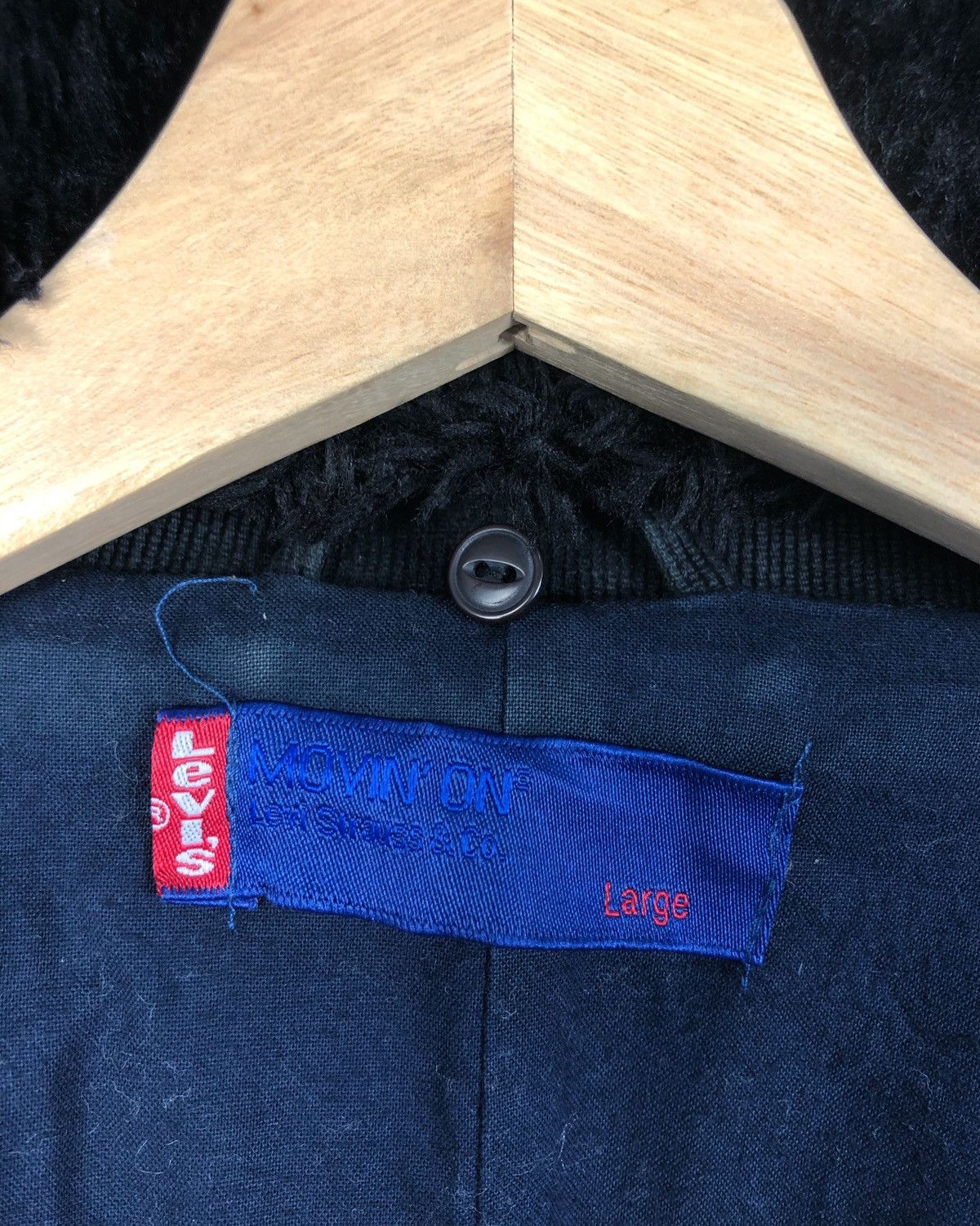 Levi's × Levi's Made & Crafted Rare Levi’s Double Breasted Shearling Sherpa Jacket Size US L / EU 52-54 / 3 - 10 Thumbnail