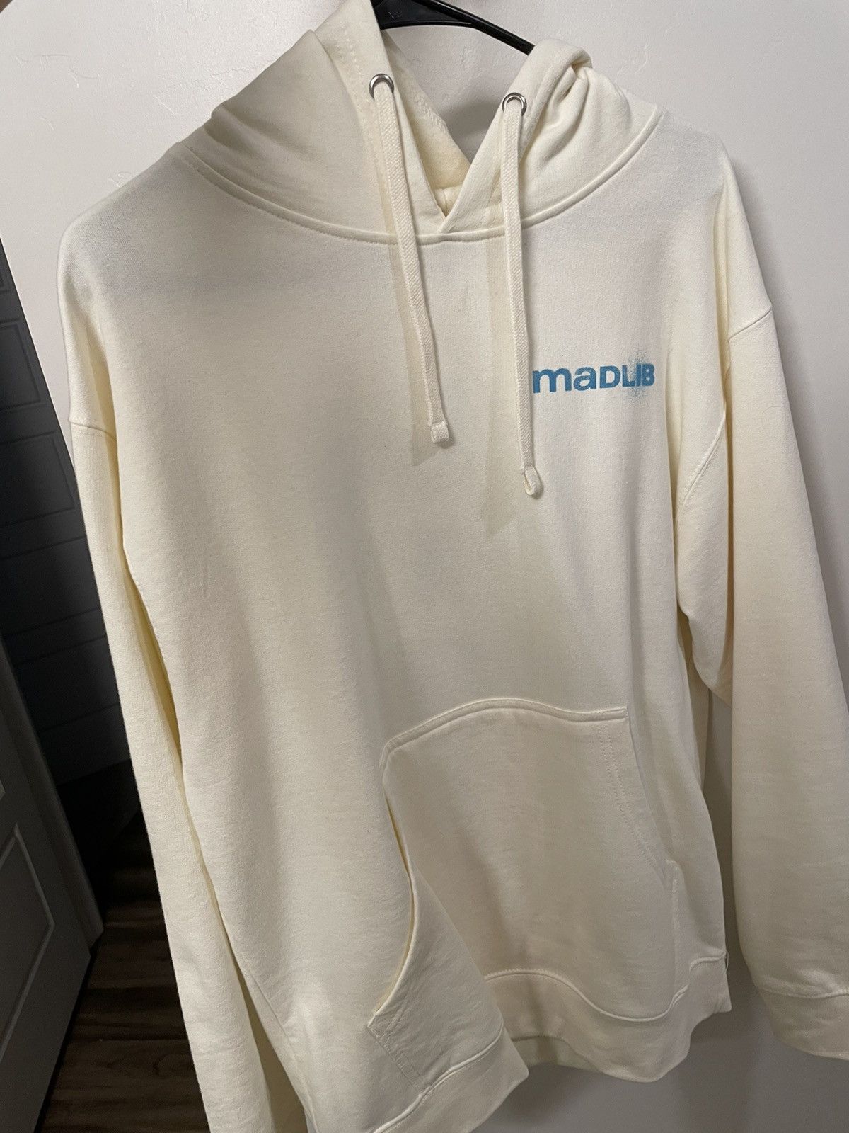 Madlib Hoodie Sound Ancestors Medium Cream/Blue