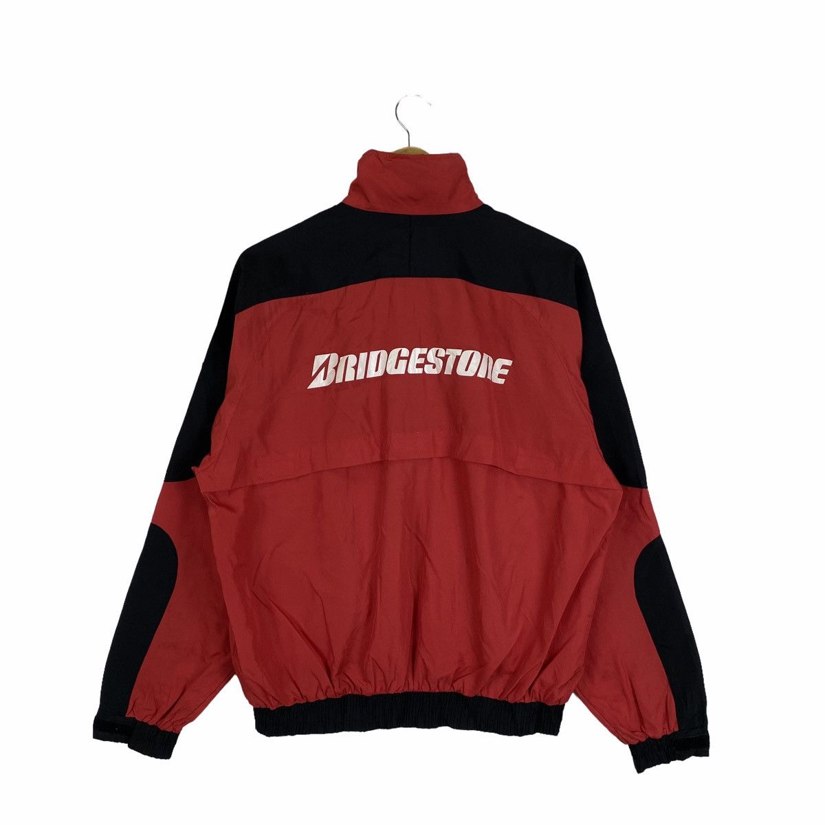 Sports Specialties × Vintage Vintage BRIDGESTONE Motorsport Racing Bomber Light Jacket Size US L / EU 52-54 / 3 - 2 Thumbnail