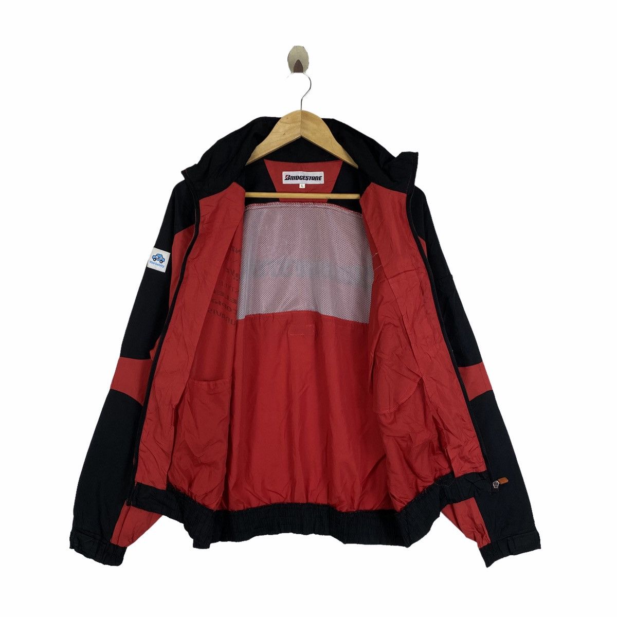 Sports Specialties × Vintage Vintage BRIDGESTONE Motorsport Racing Bomber Light Jacket Size US L / EU 52-54 / 3 - 3 Thumbnail
