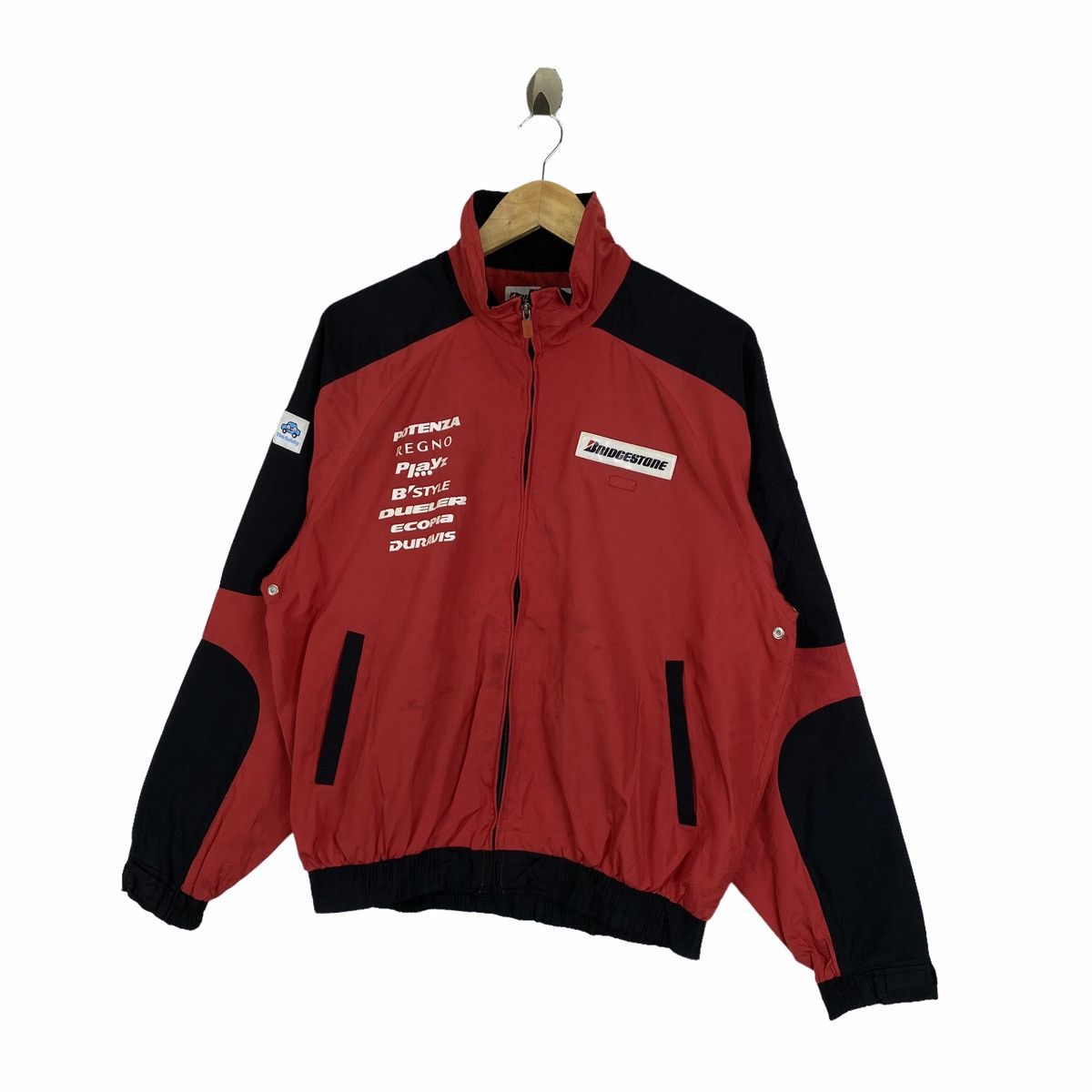 Sports Specialties × Vintage Vintage BRIDGESTONE Motorsport Racing Bomber Light Jacket Size US L / EU 52-54 / 3 - 4 Thumbnail
