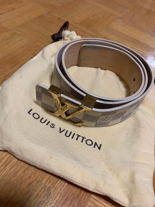 Louis Vuitton LV Initiales Damier Azur Pattern Belt