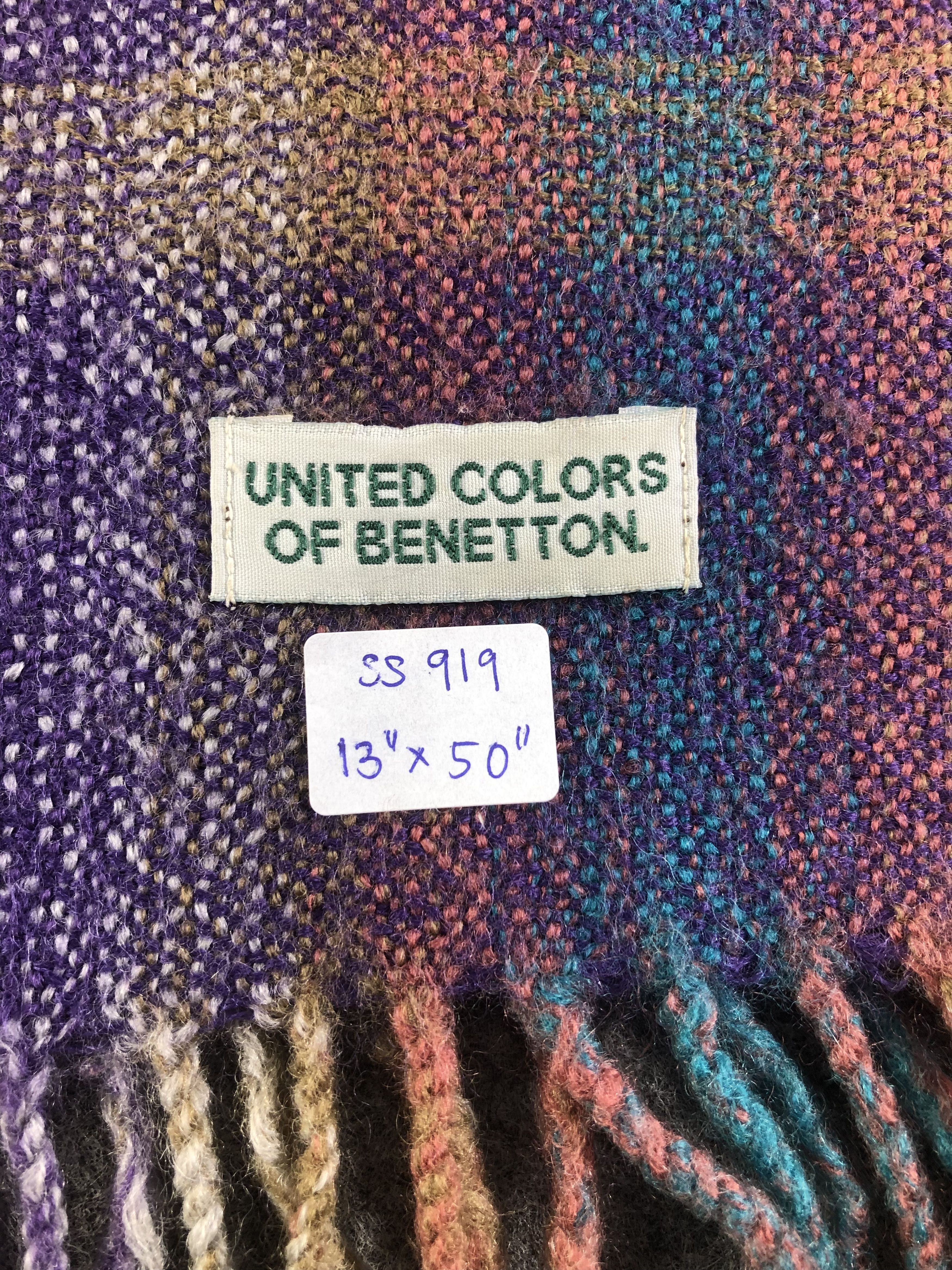 United Colors Of Benetton United Colors Of Benetton Scarf / Muffler / Neckwear Size ONE SIZE - 4 Thumbnail