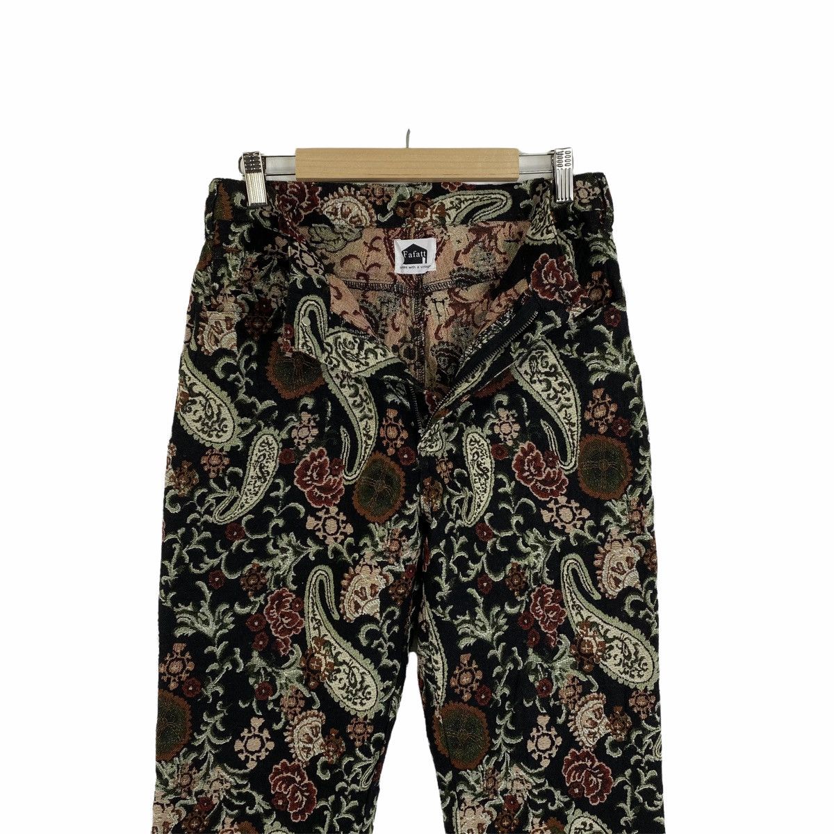 Japanese Brand × Vintage Vintage FAFATT Japanese Brand Paisley Design Casual Pants Size US 28 / EU 44 - 5 Thumbnail