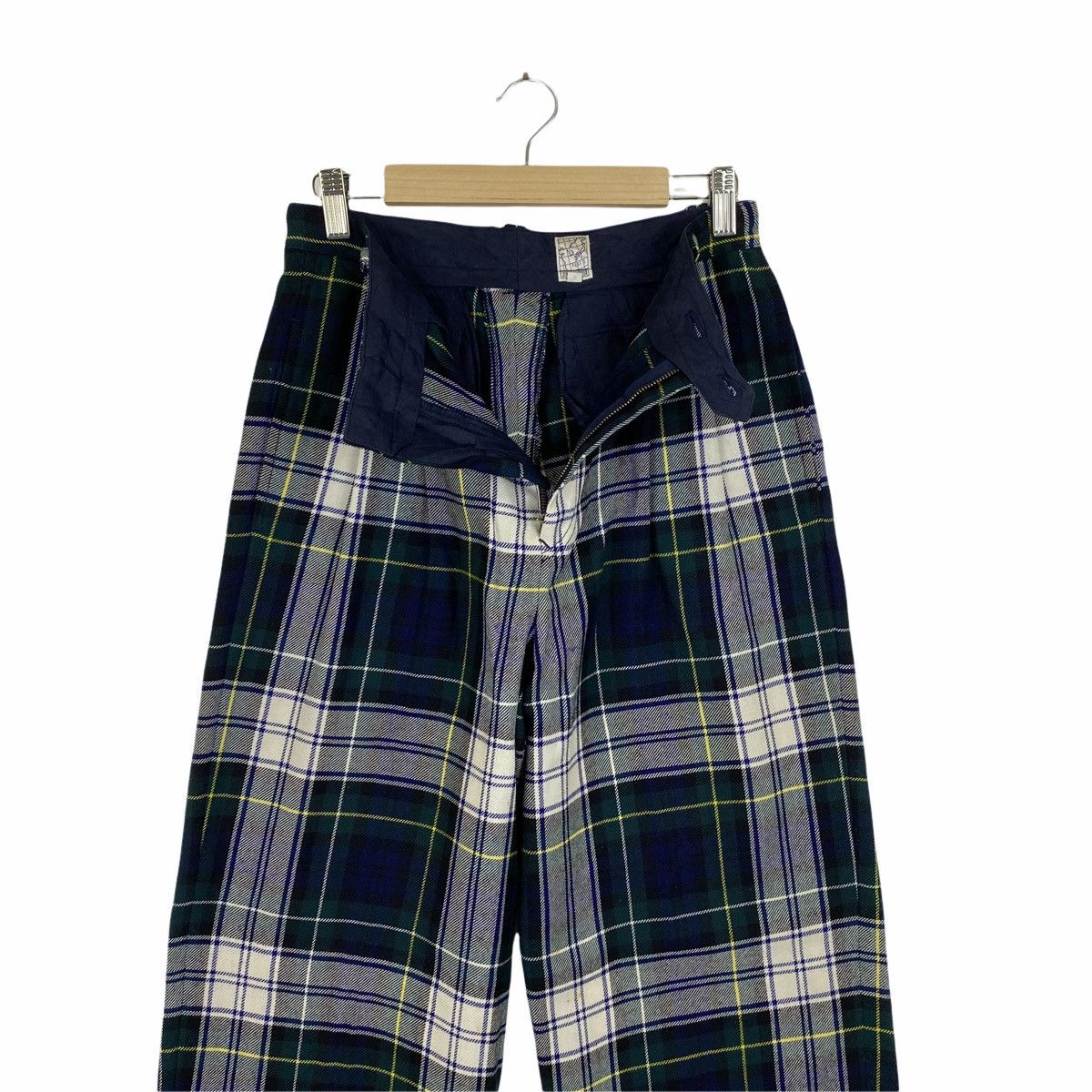 Japanese Brand × Junko Shimada × Vintage Vintage Part 2 JUNKO SHIMADA Checkered Beggy Casual Pants Size US 26 / EU 42 - 5 Thumbnail